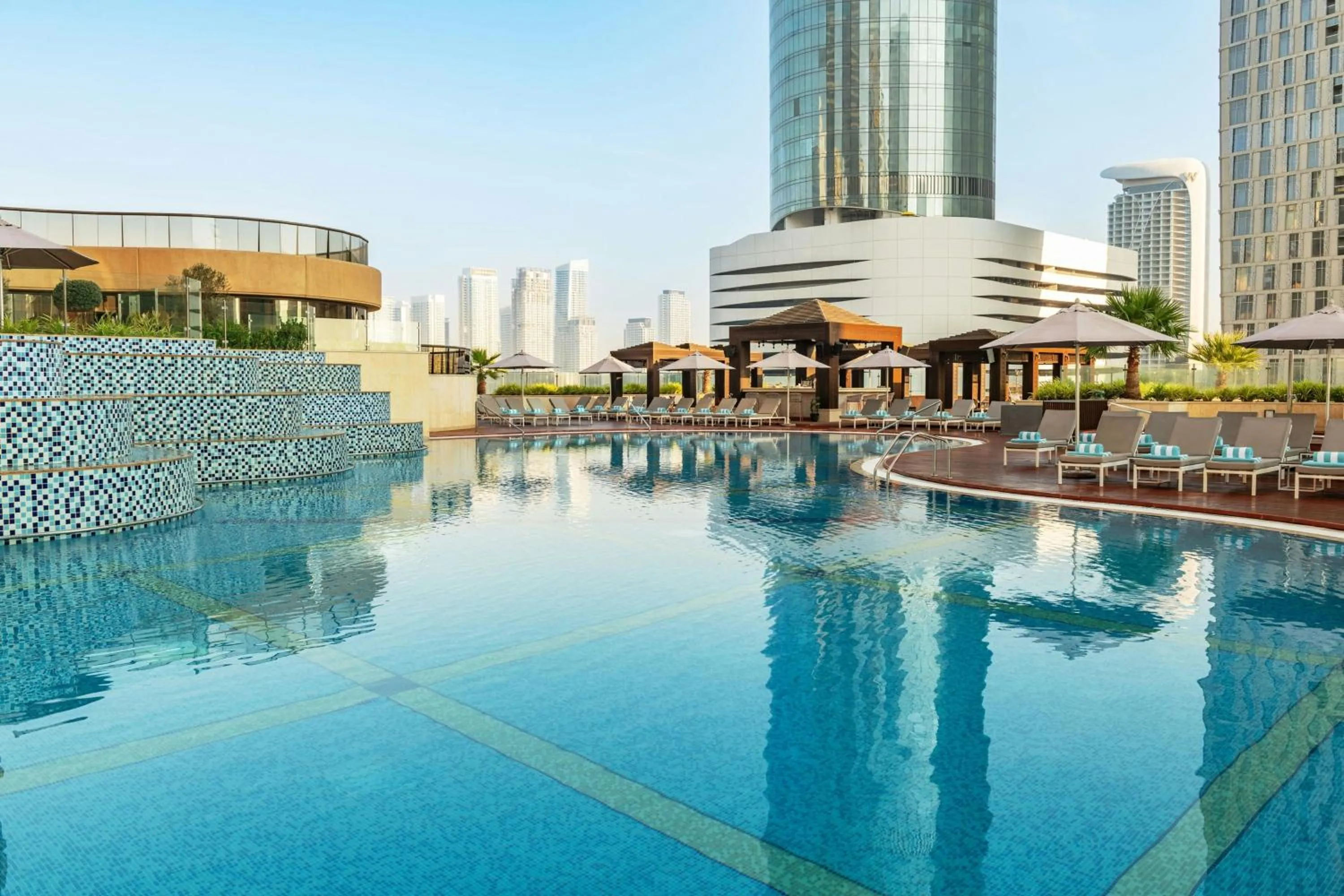 Swimming pool in Grosvenor House, a Luxury Collection Hotel, Dubai