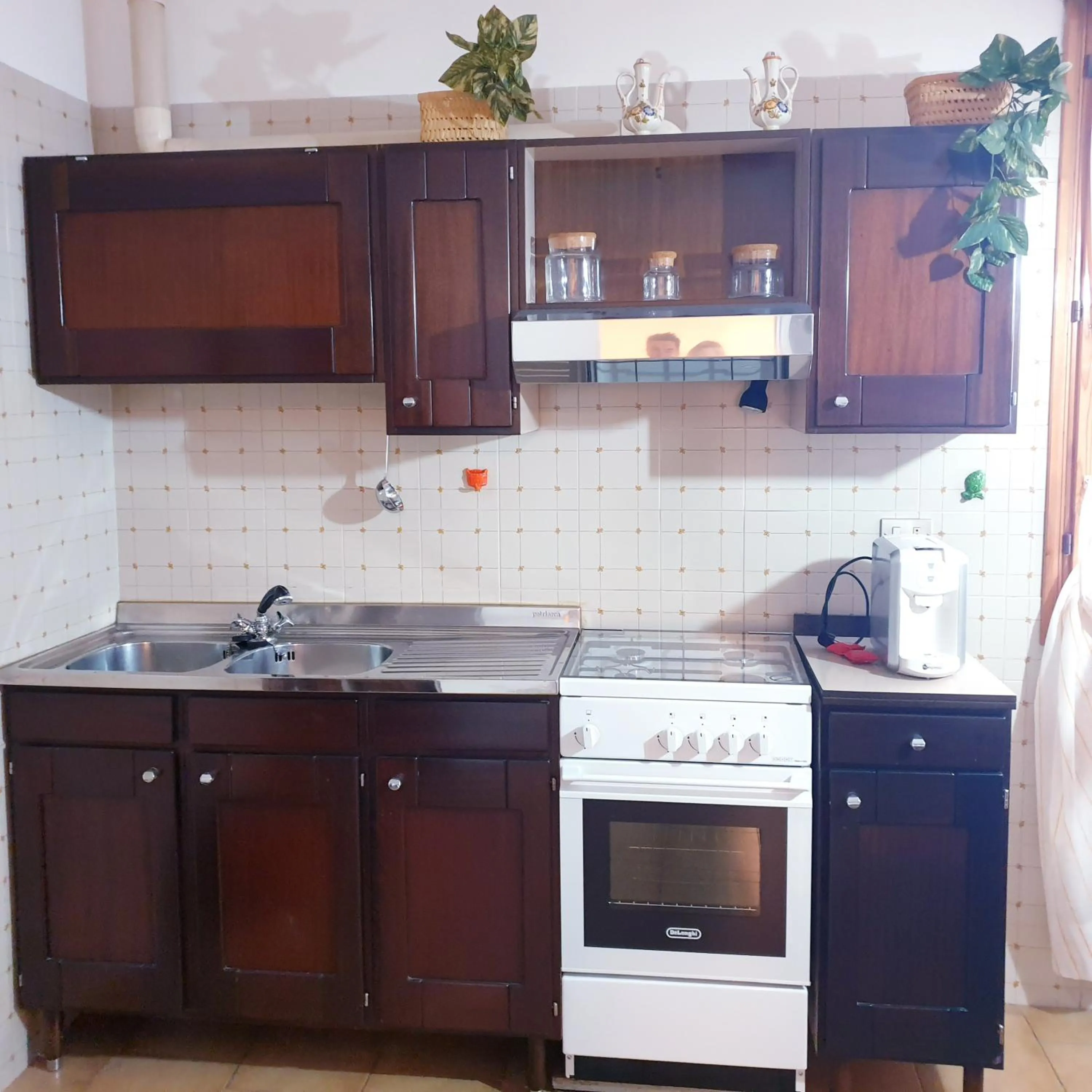 Kitchen or kitchenette in Hotel Paradiso Dépendance