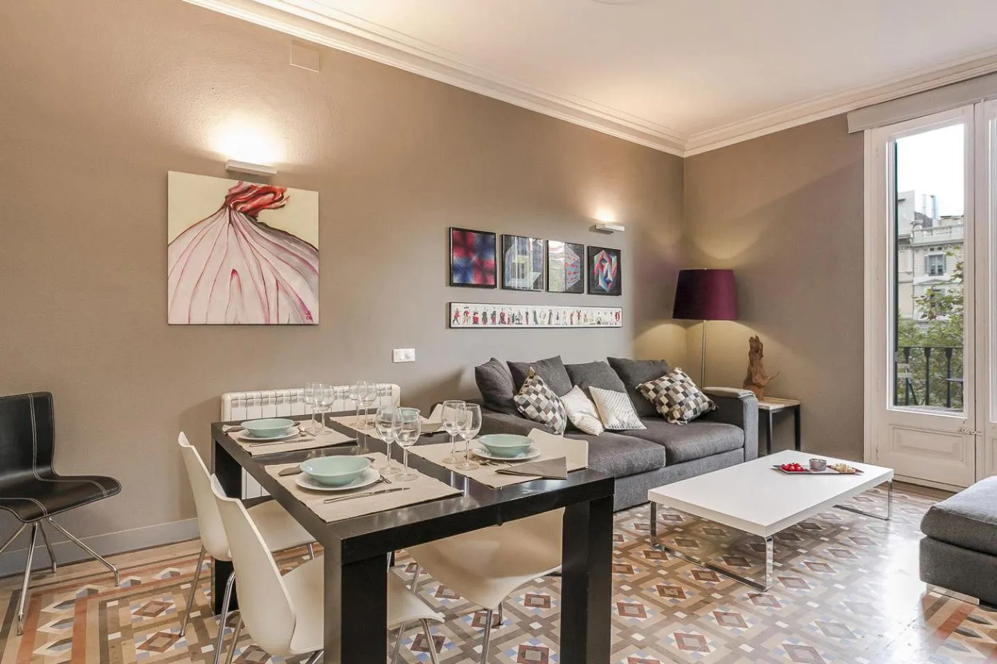 Dining area in Bcn Paseo De Gracia Rocamora Apartment