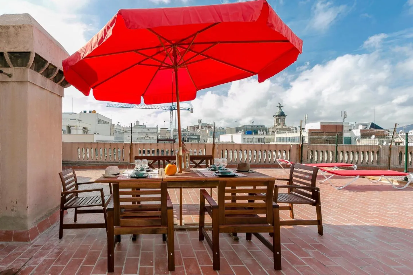 Balcony/Terrace in Bcn Paseo De Gracia Rocamora Apartment