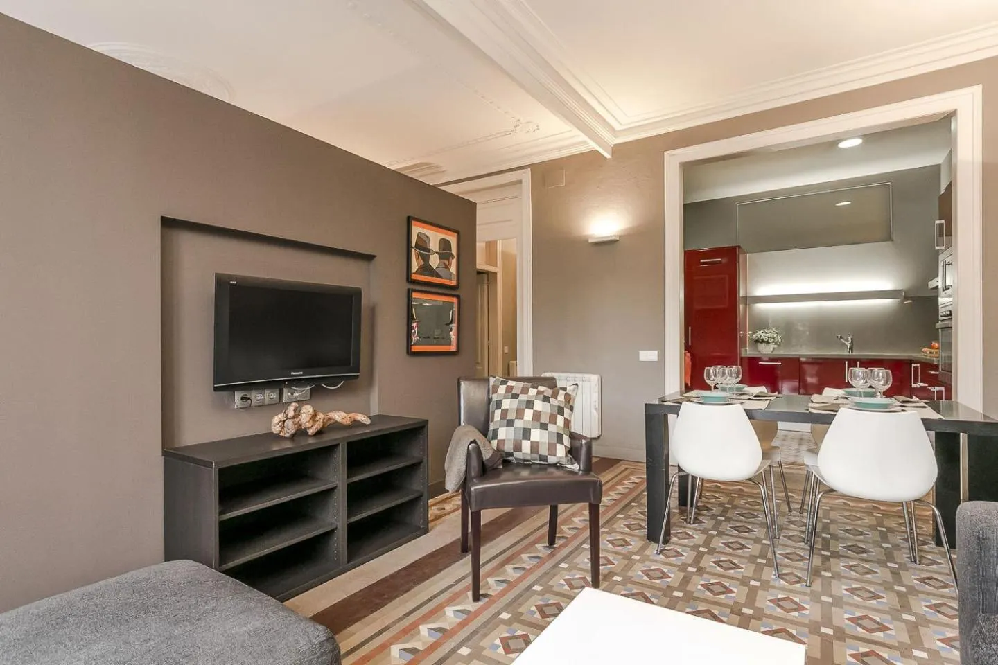 Dining area in Bcn Paseo De Gracia Rocamora Apartment