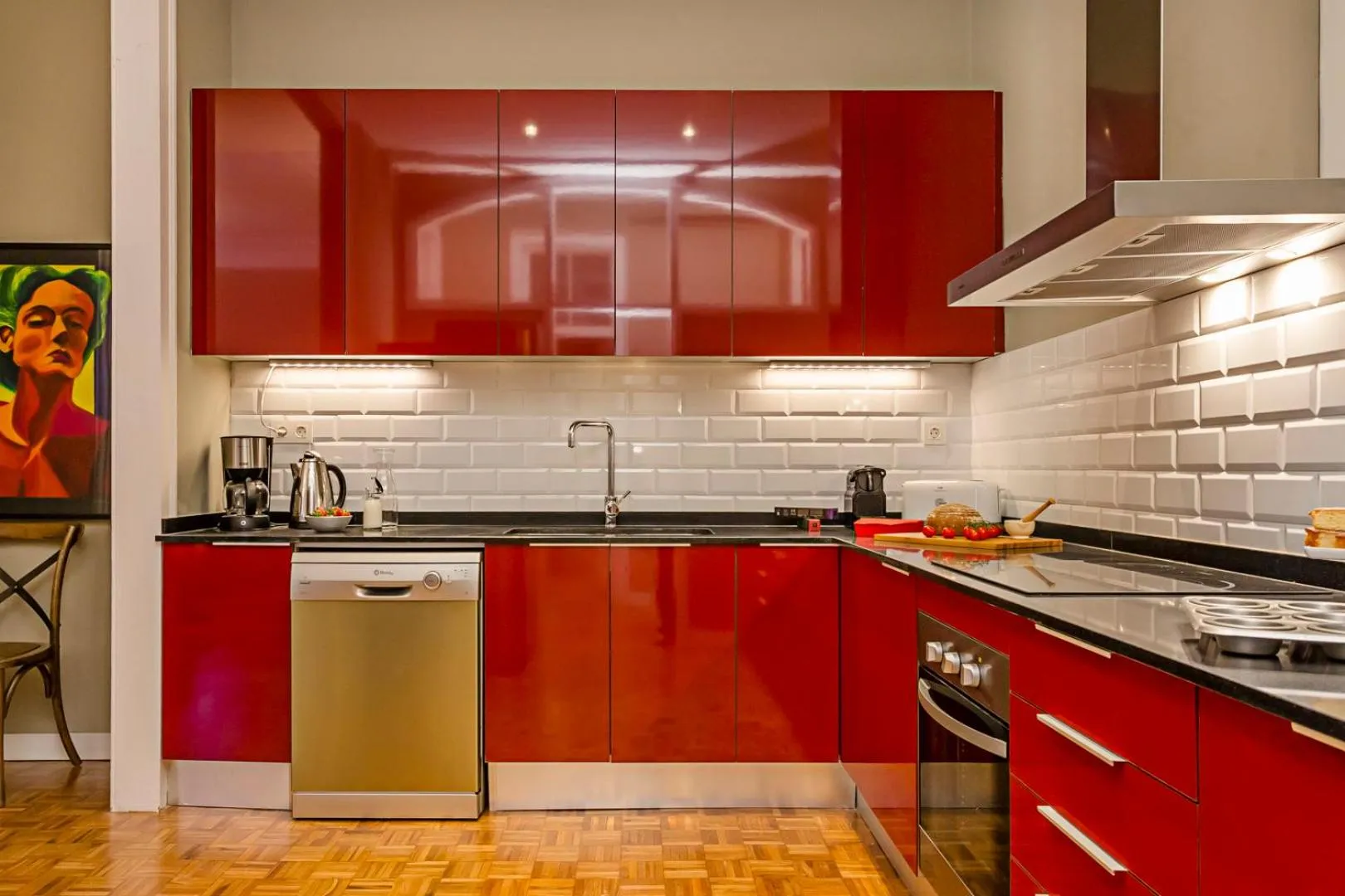 Kitchen or kitchenette in Bcn Paseo De Gracia Rocamora Apartment