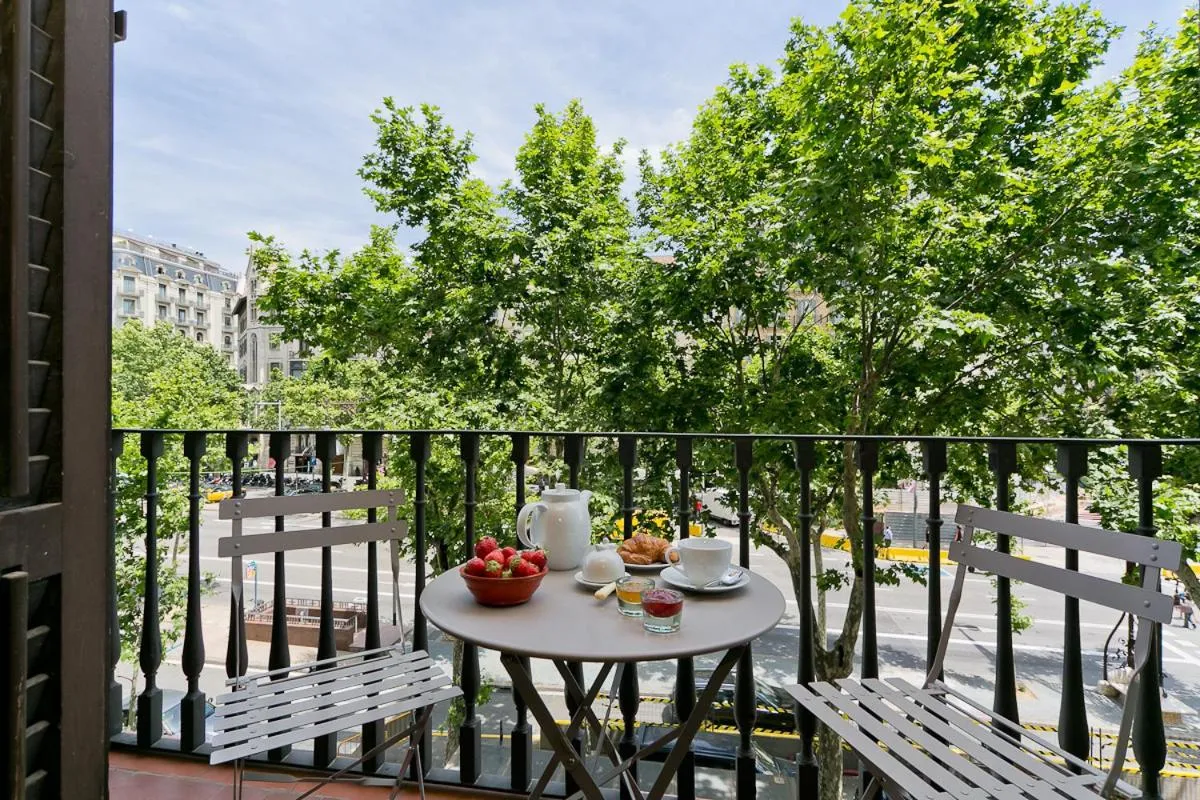 Balcony/Terrace in Bcn Paseo De Gracia Rocamora Apartment