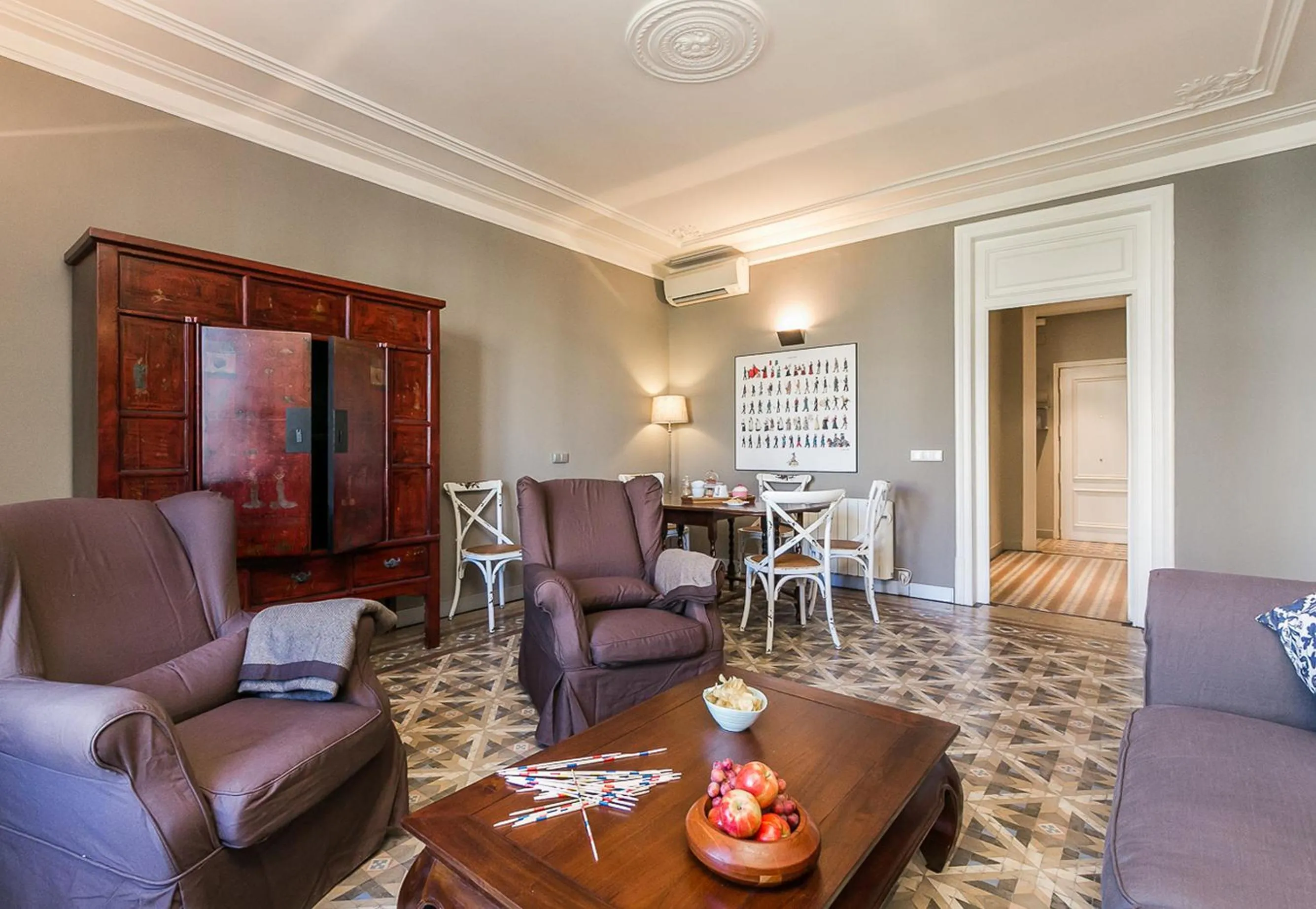 Living room in Bcn Paseo De Gracia Rocamora Apartment