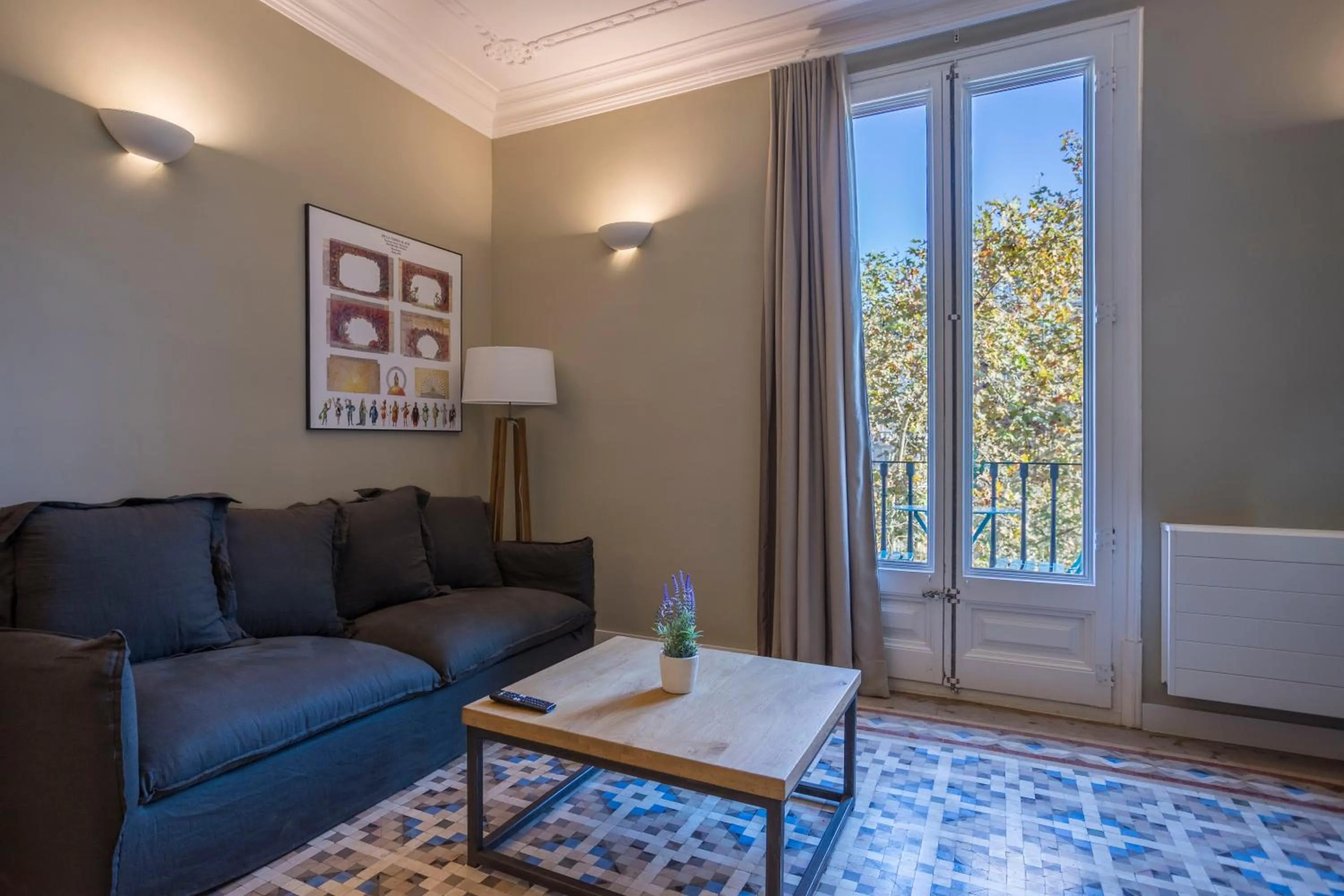 Living room in Bcn Paseo De Gracia Rocamora Apartment