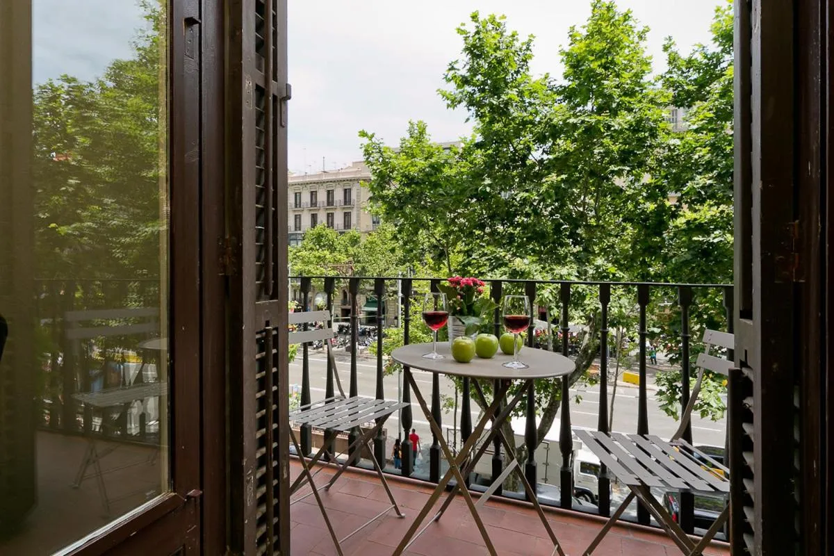 Balcony/Terrace in Bcn Paseo De Gracia Rocamora Apartment