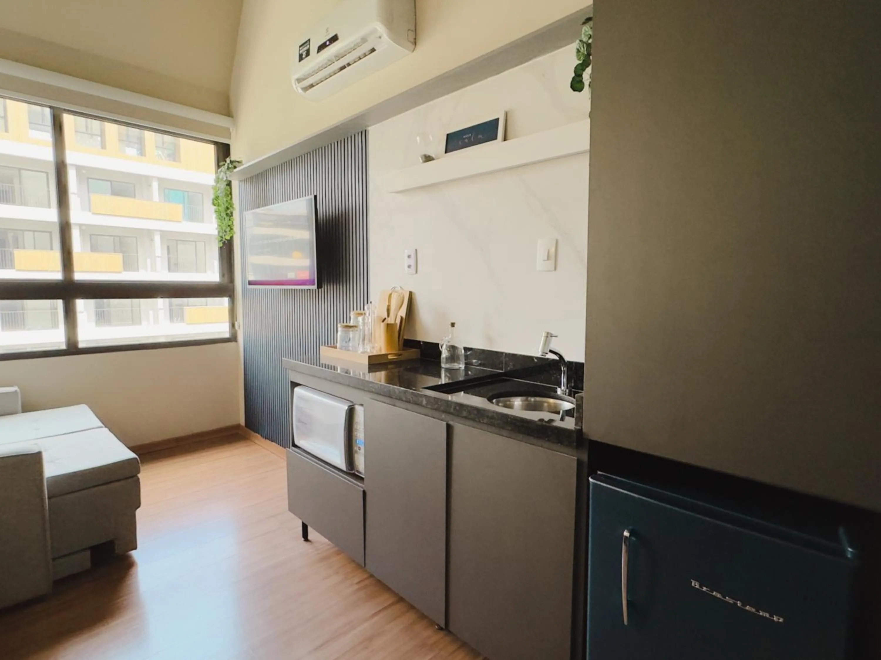 Kitchen or kitchenette in Apê Paulista Augusta