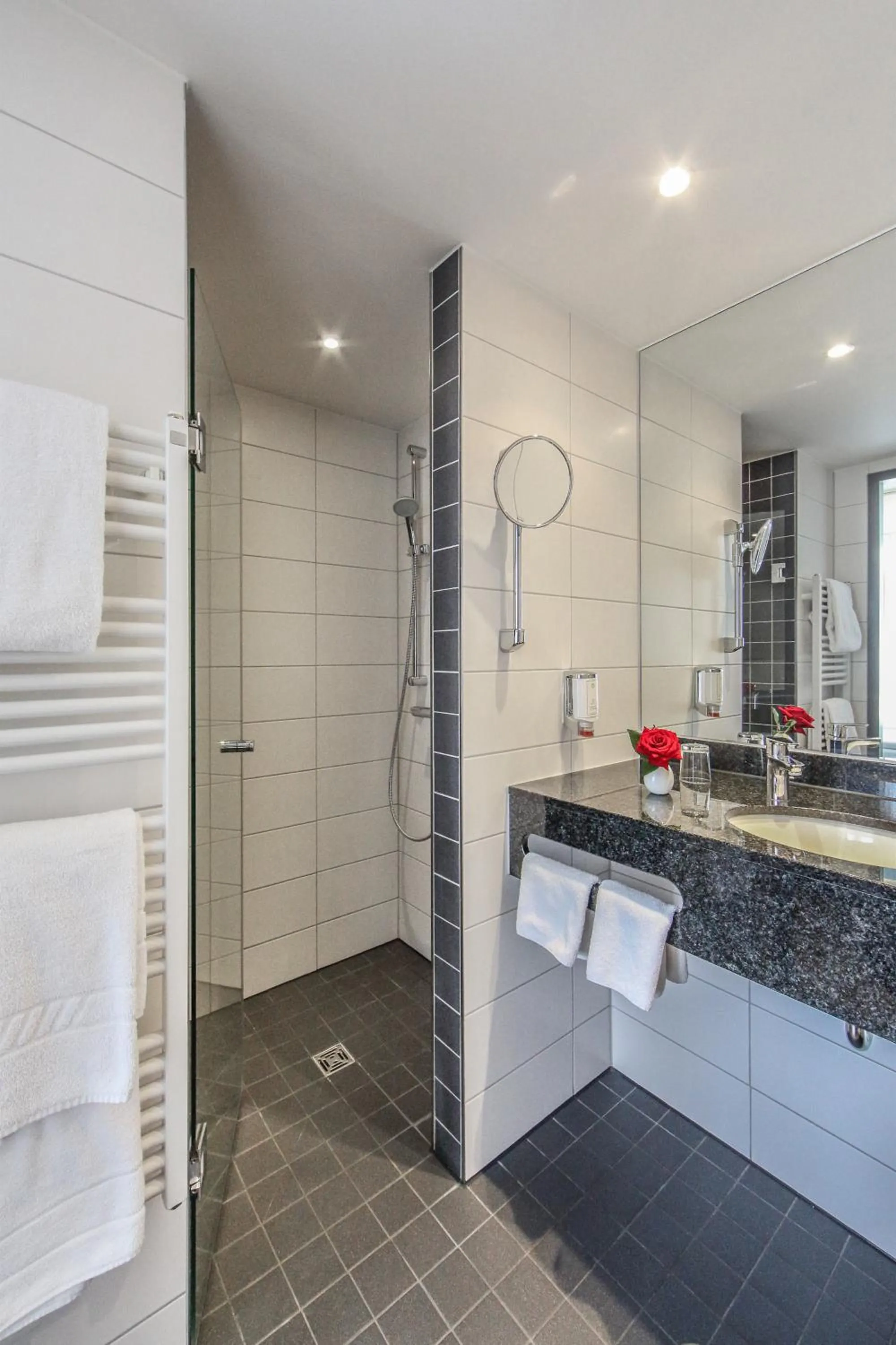 Bathroom in ibis Styles Aalen