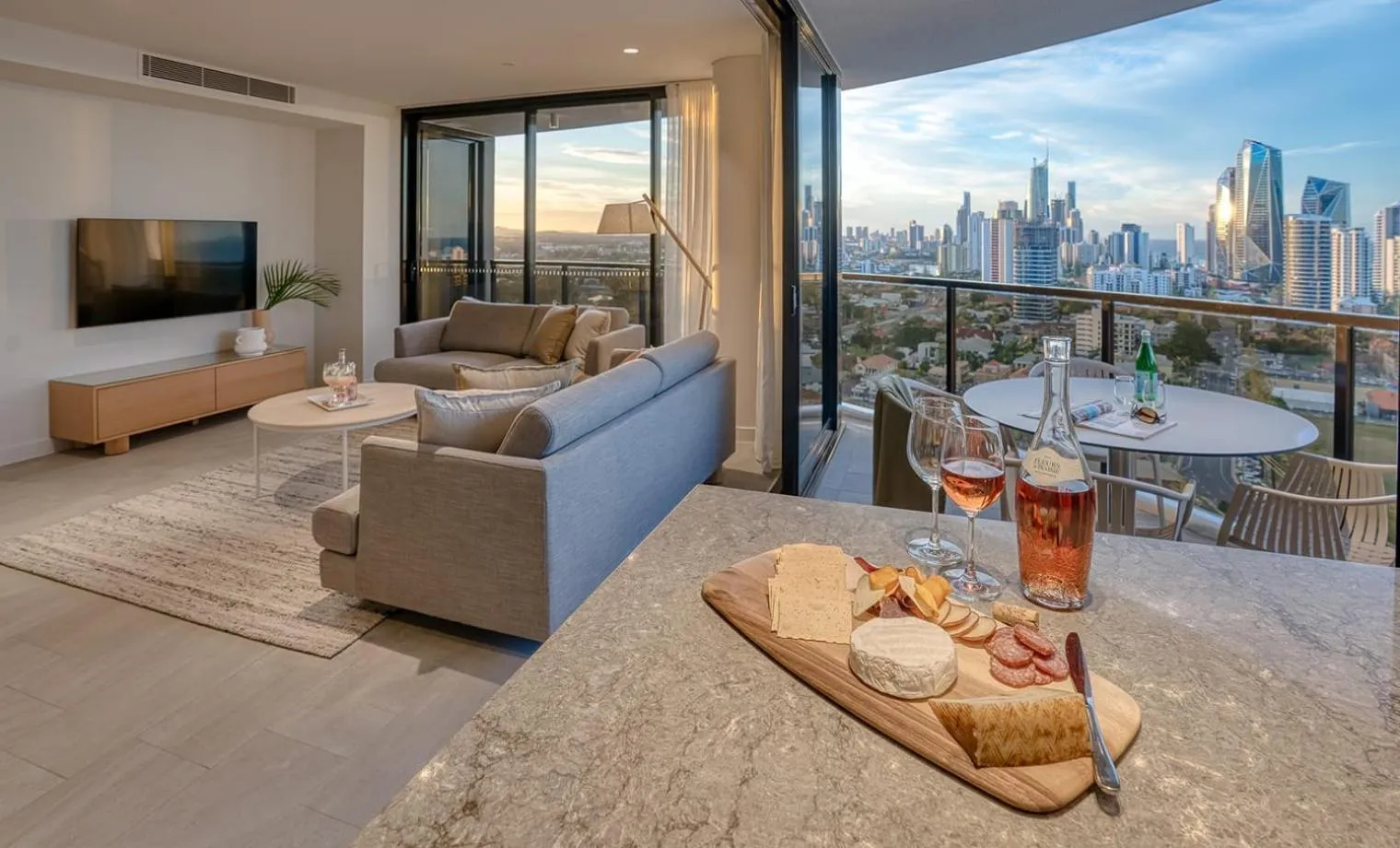 Living room in Encore Broadbeach - Official