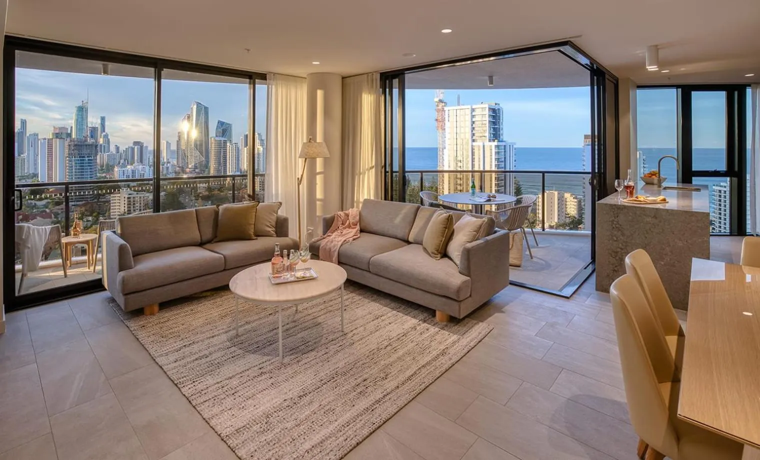 Living room in Encore Broadbeach - Official