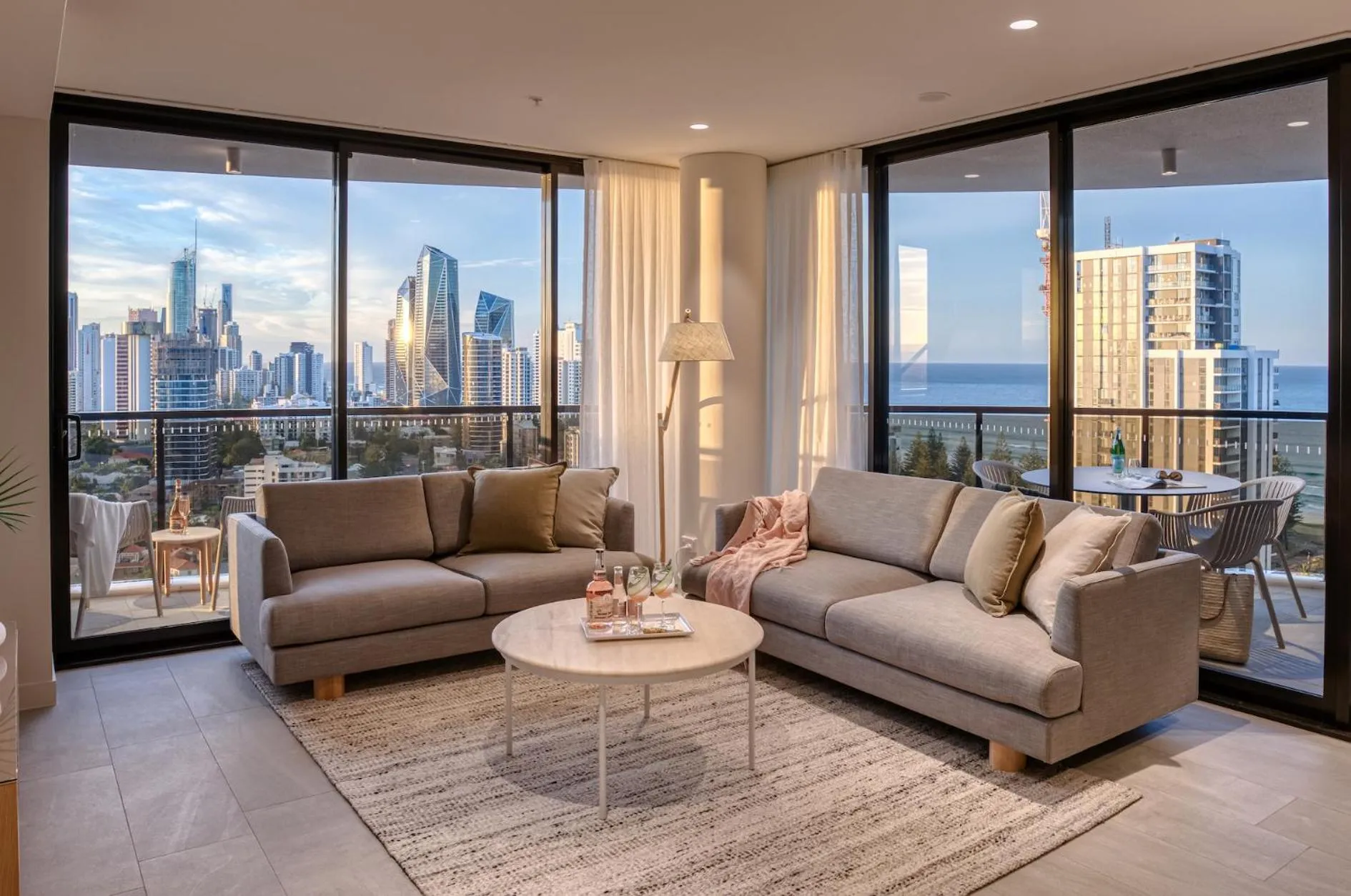 Living room in Encore Broadbeach - Official