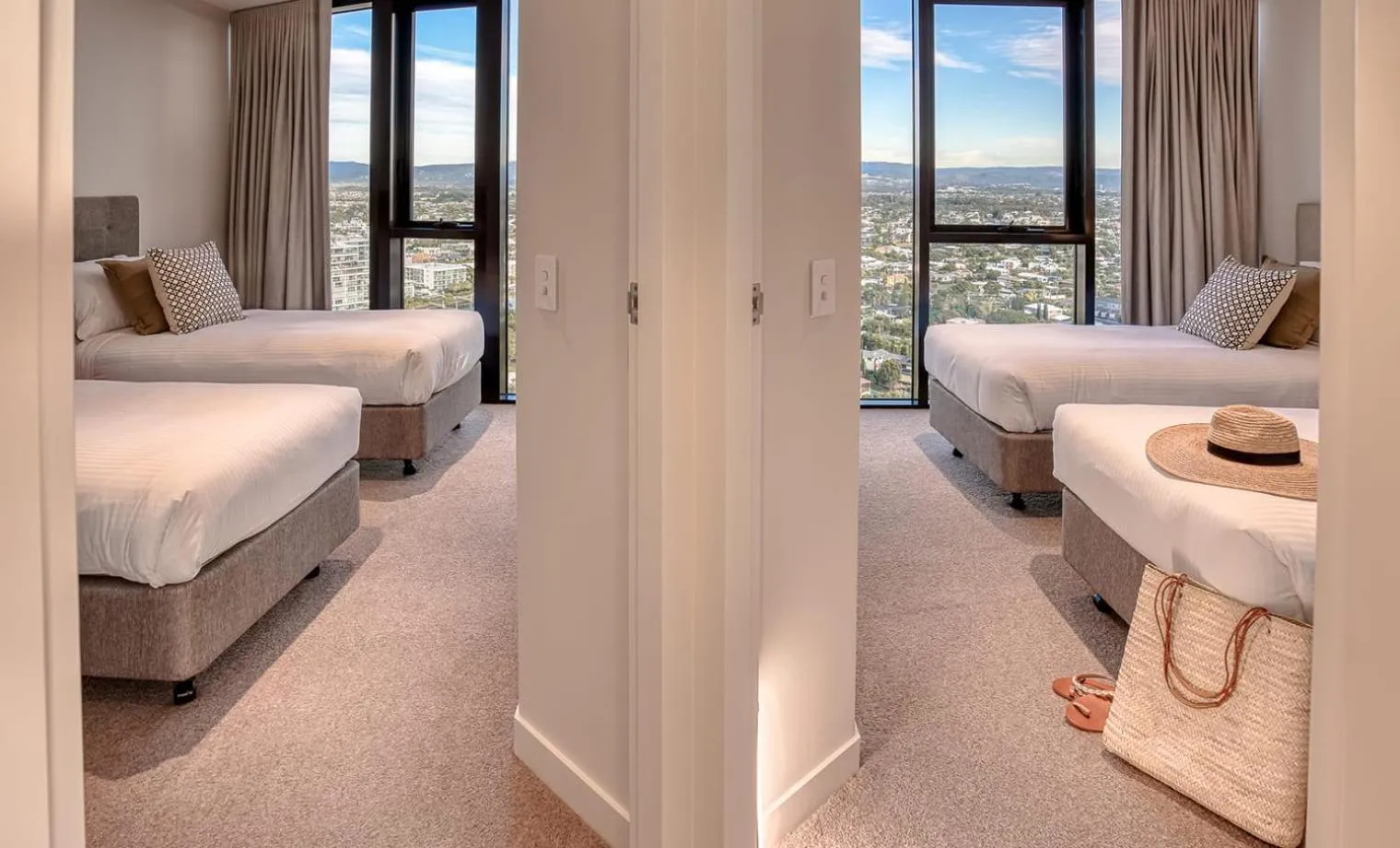 Bedroom, Bed in Encore Broadbeach - Official