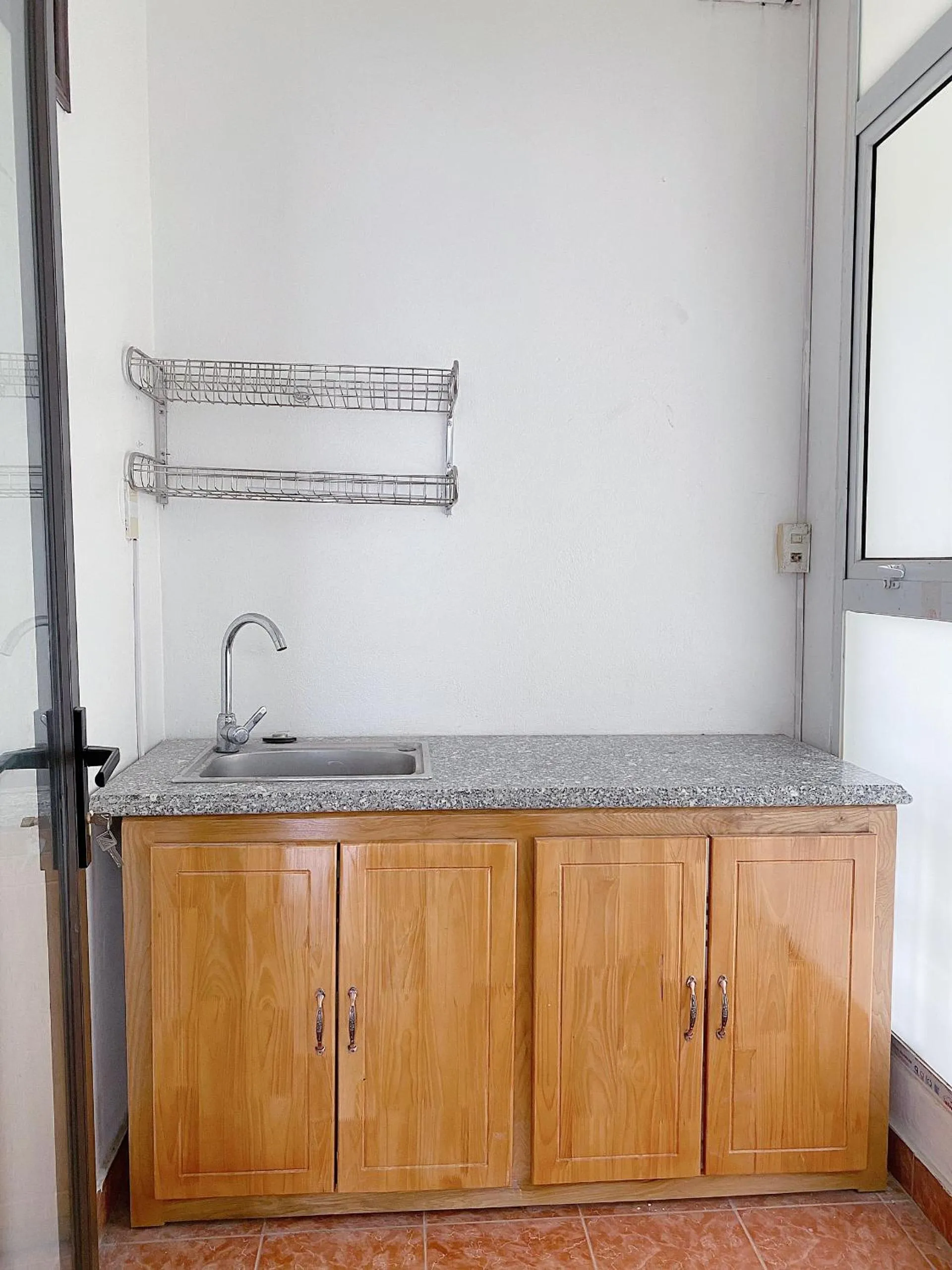 Kitchen or kitchenette in Diamond Hotel Thai Binh