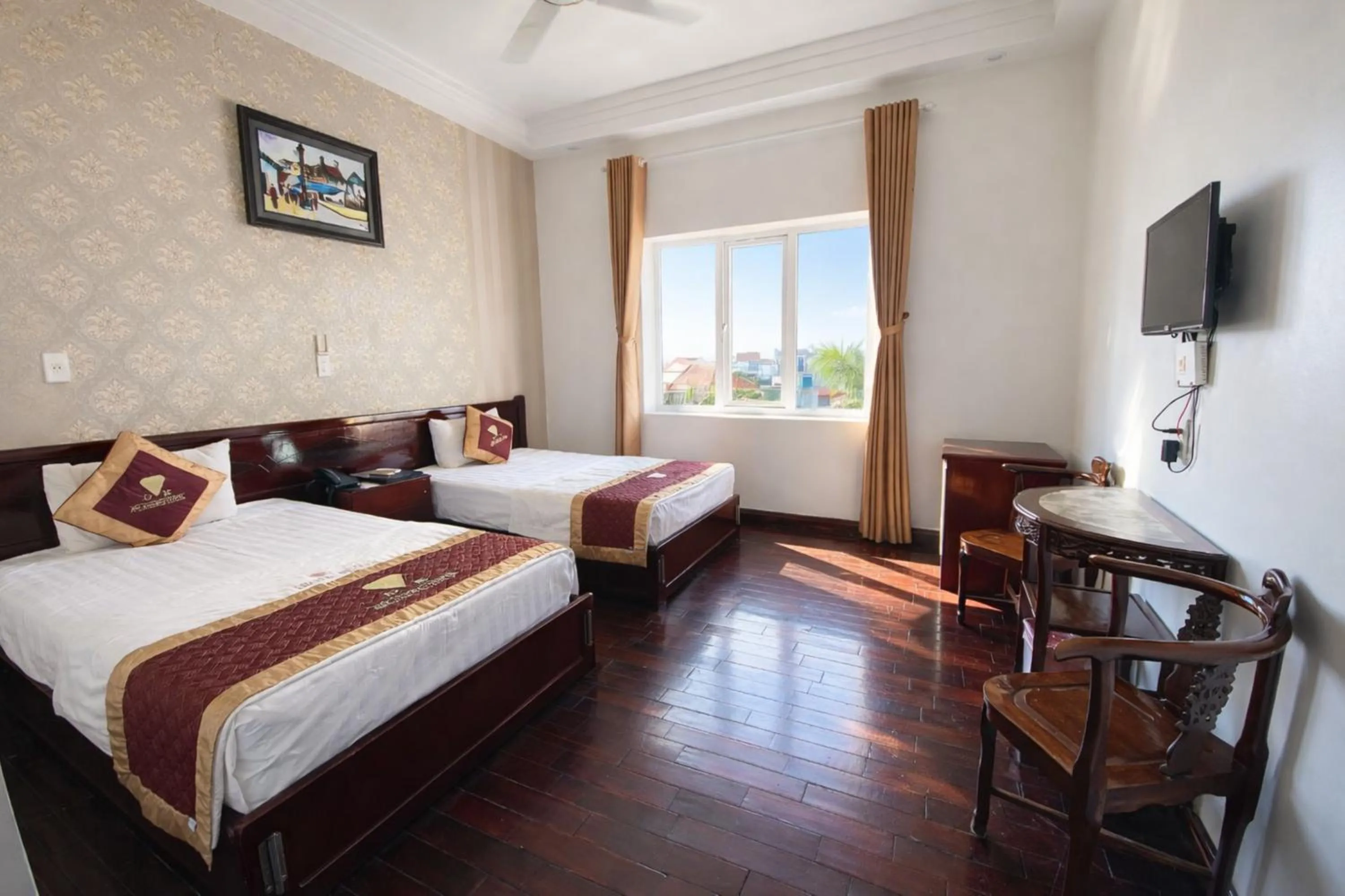 Bed in Diamond Hotel Thai Binh