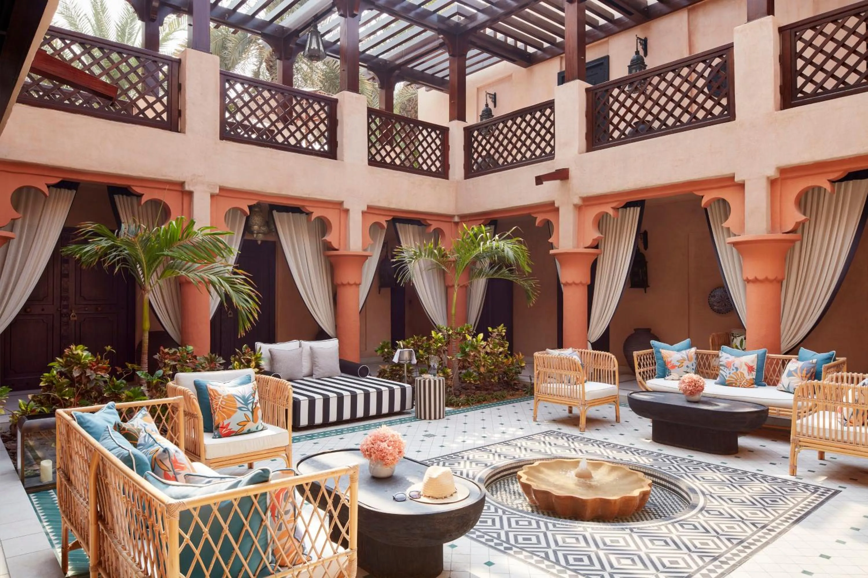 Inner courtyard view in Jumeirah Dar Al Masyaf Dubai