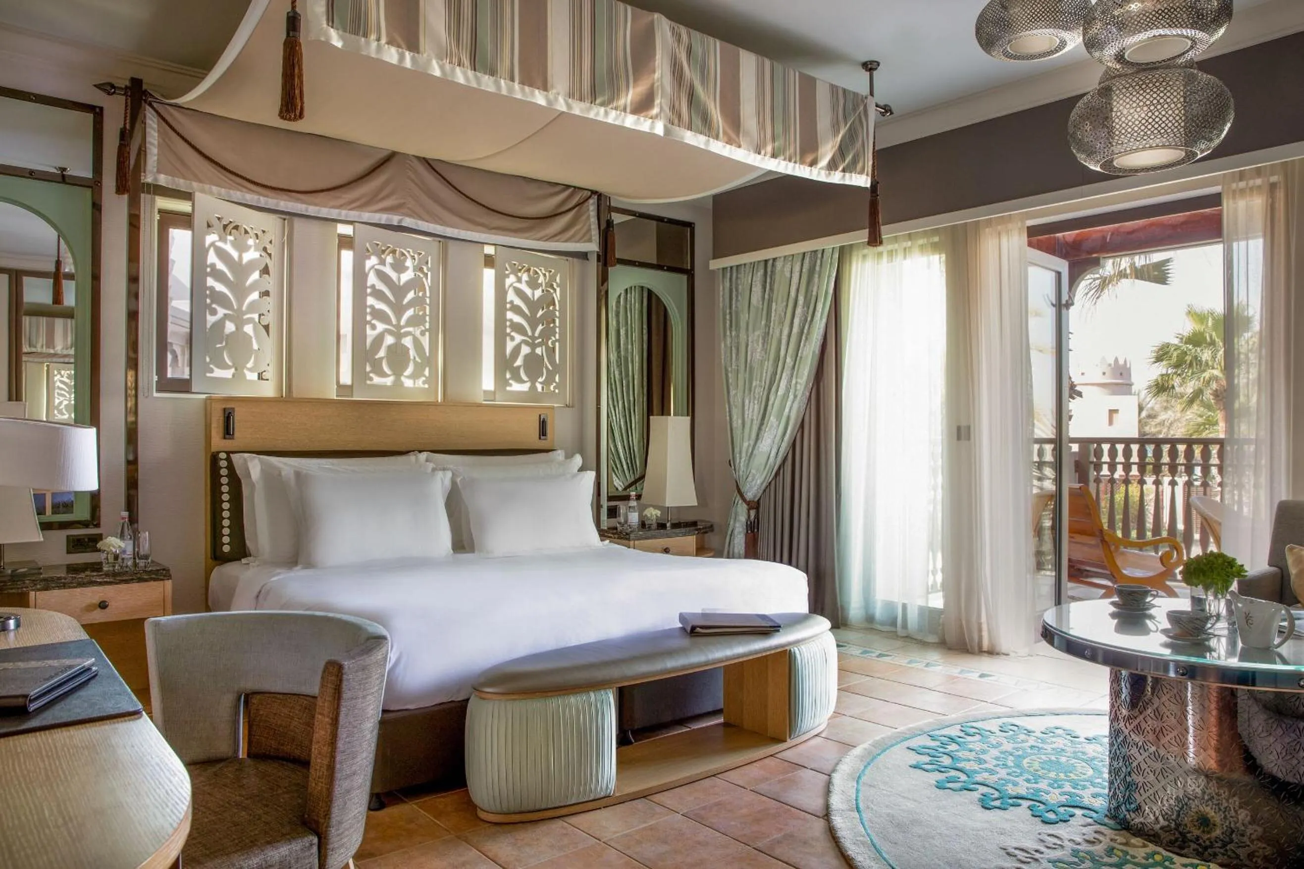 Bed in Jumeirah Dar Al Masyaf Dubai