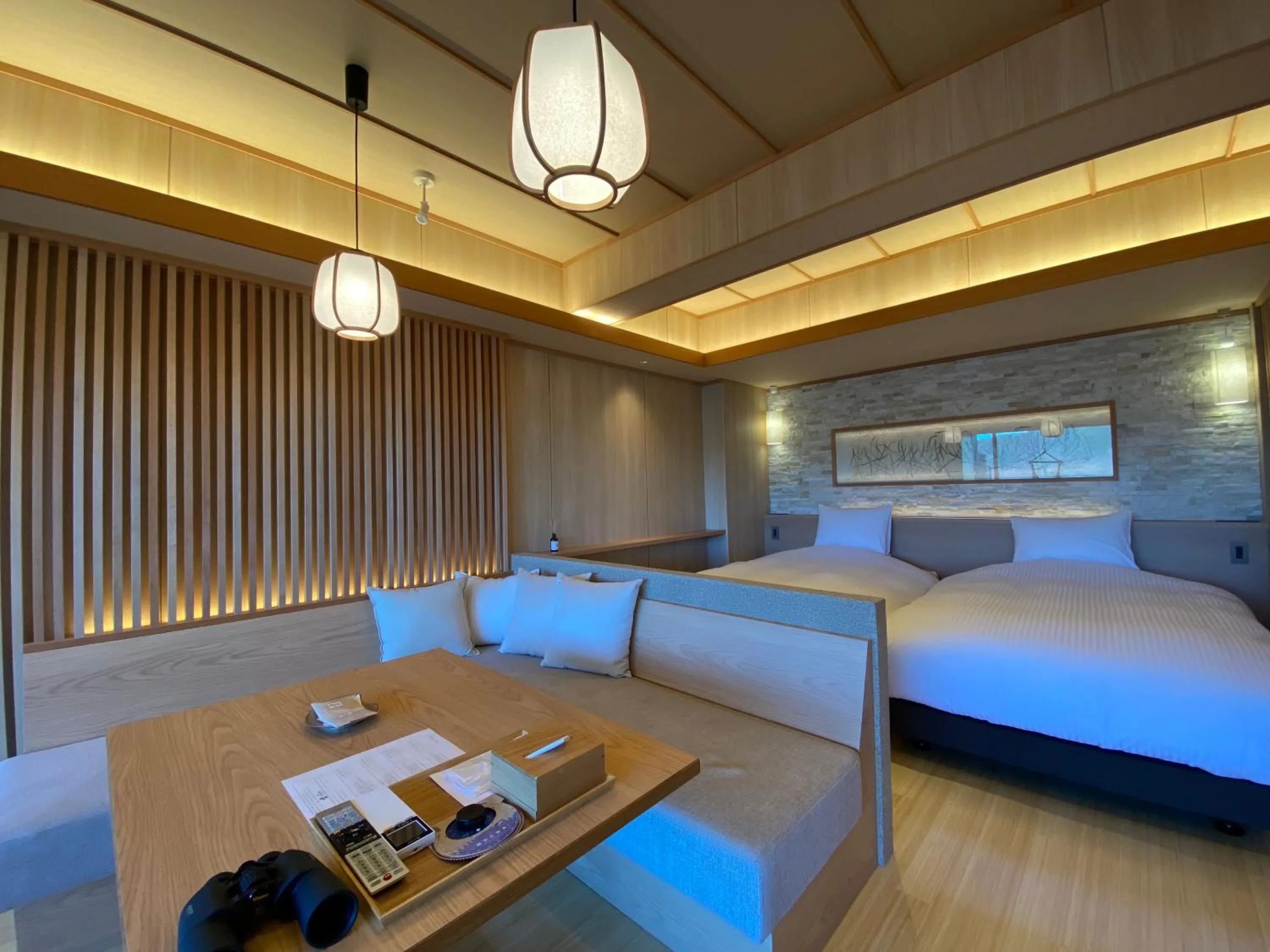 Bed in Gen Hakone Gora