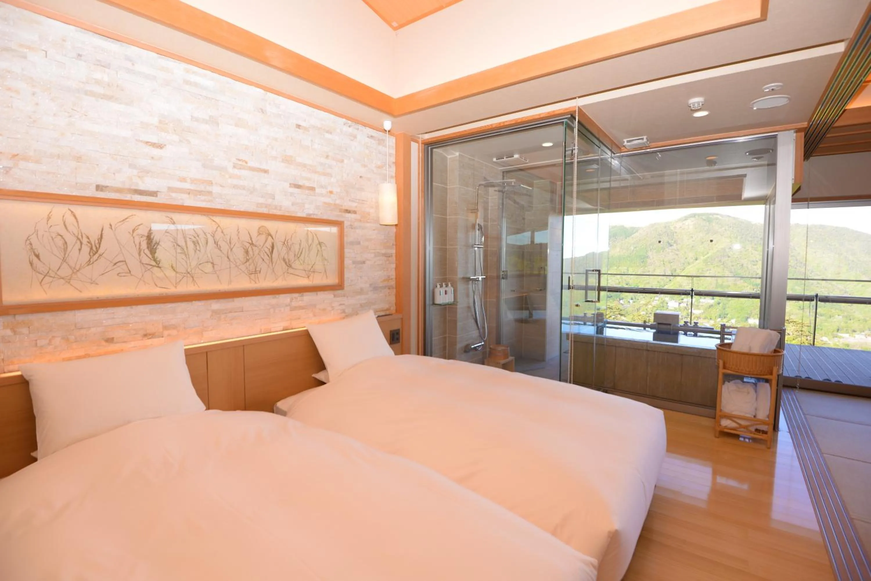 Bed in Gen Hakone Gora