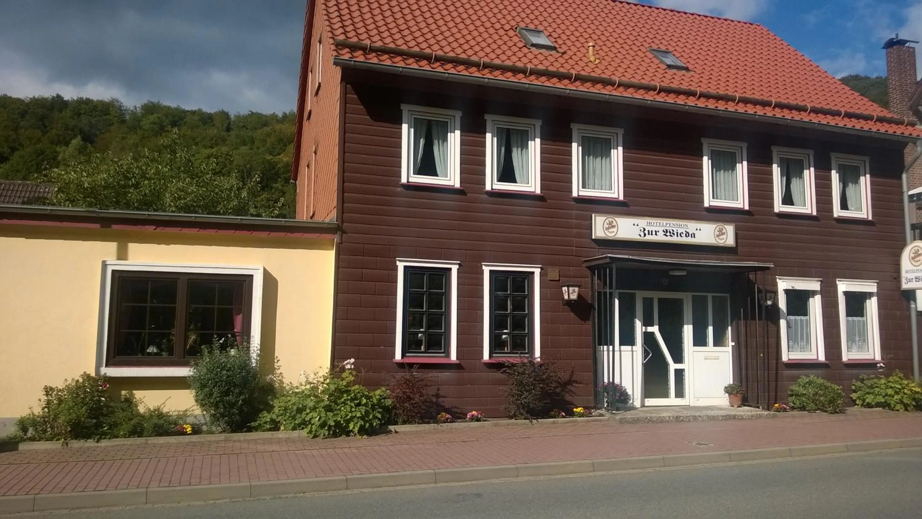 Facade/entrance in Wiedaer Hütte