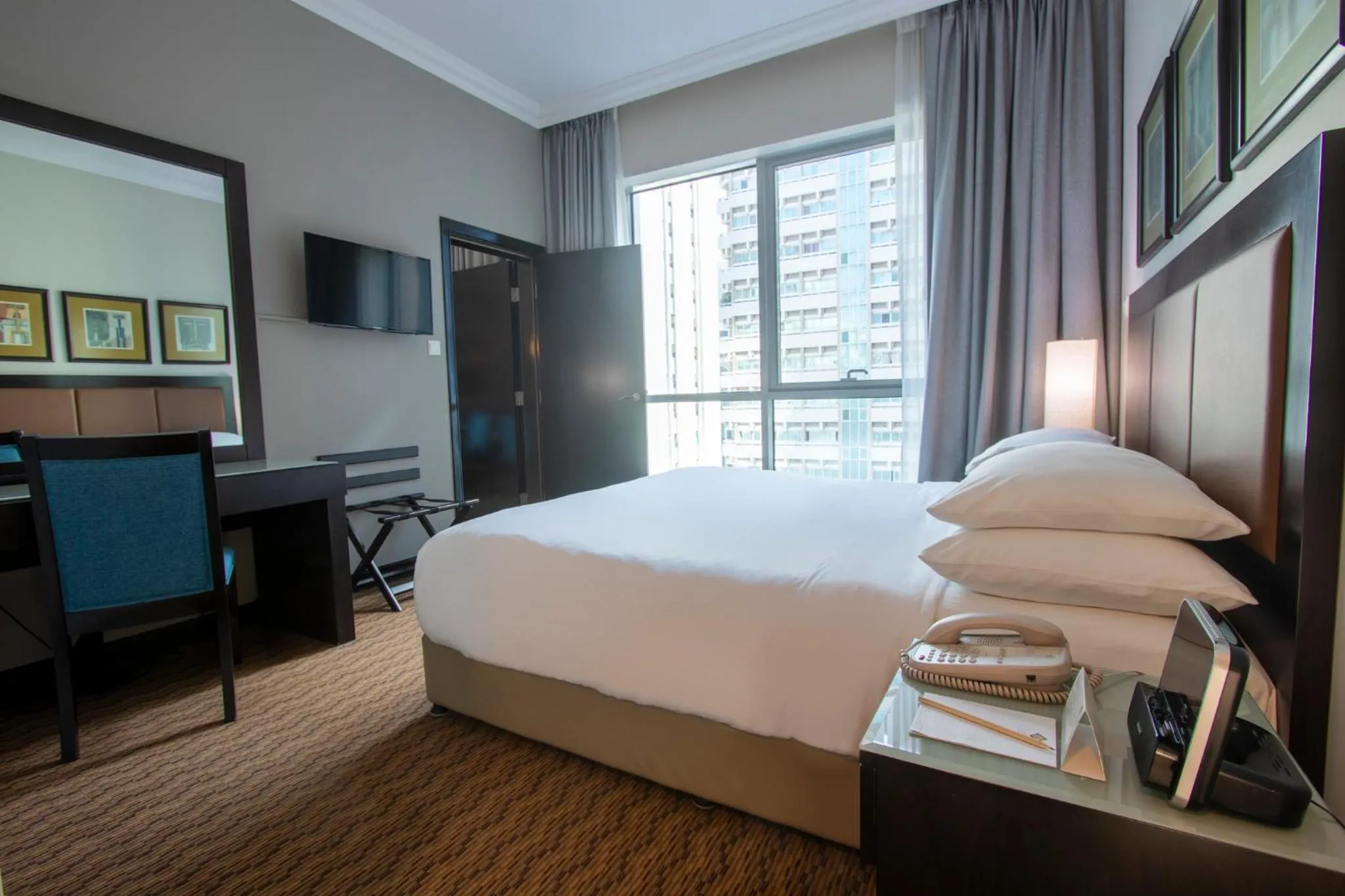 Bedroom, Bed in Al Manzel Hotel Apartments