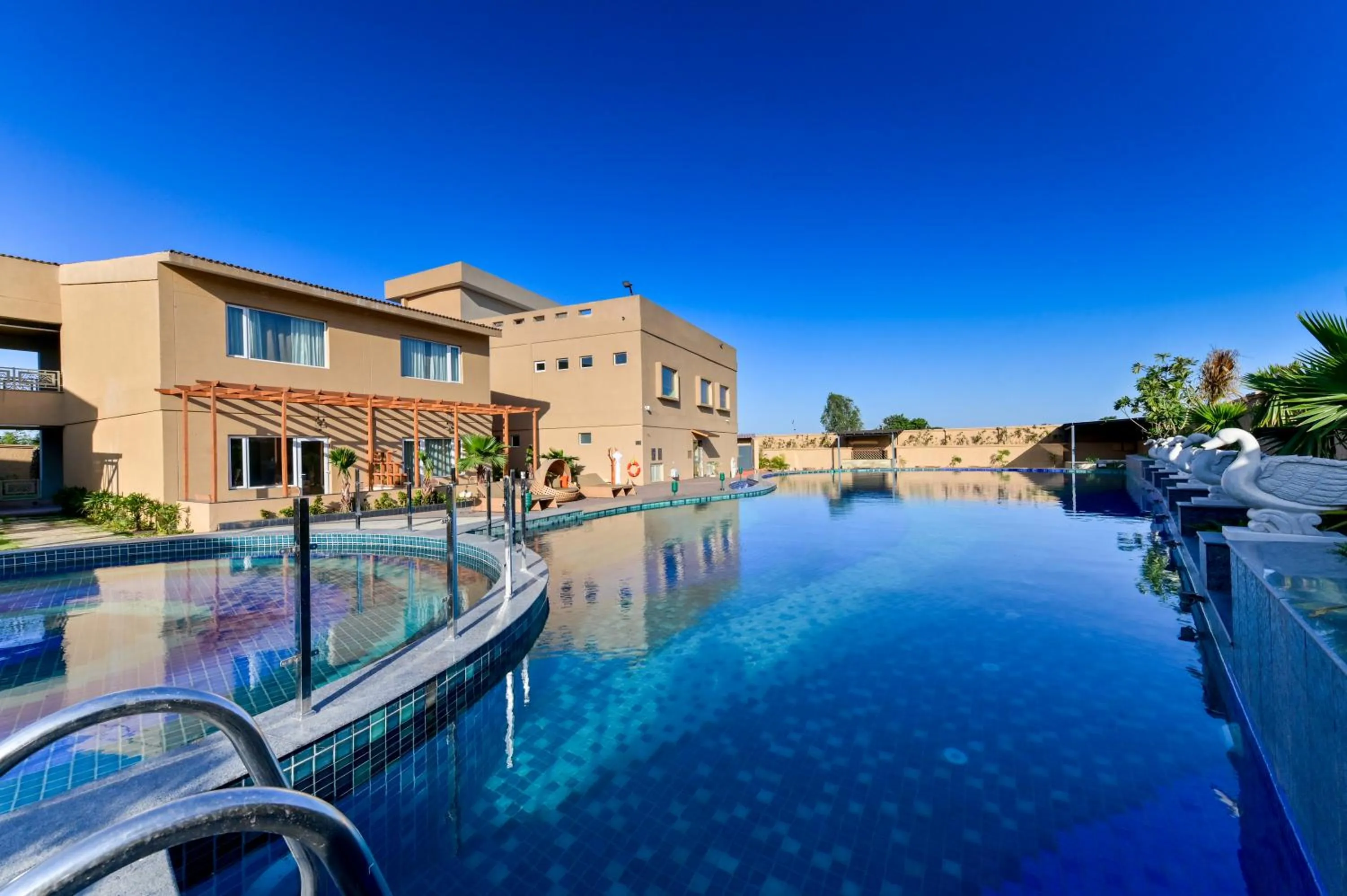 Swimming pool in Four A Resort Jammu