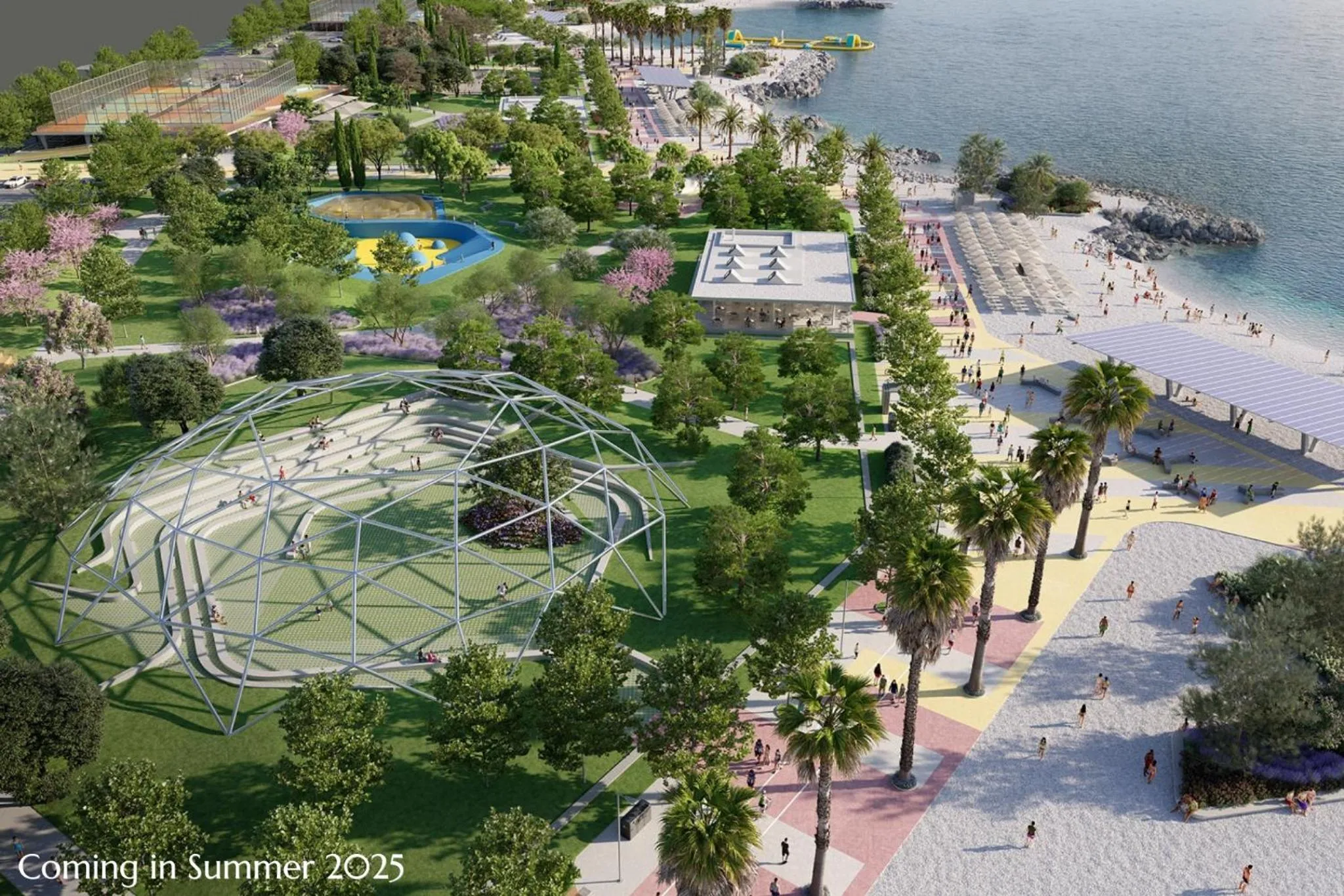 Beach in Amphora's Garden