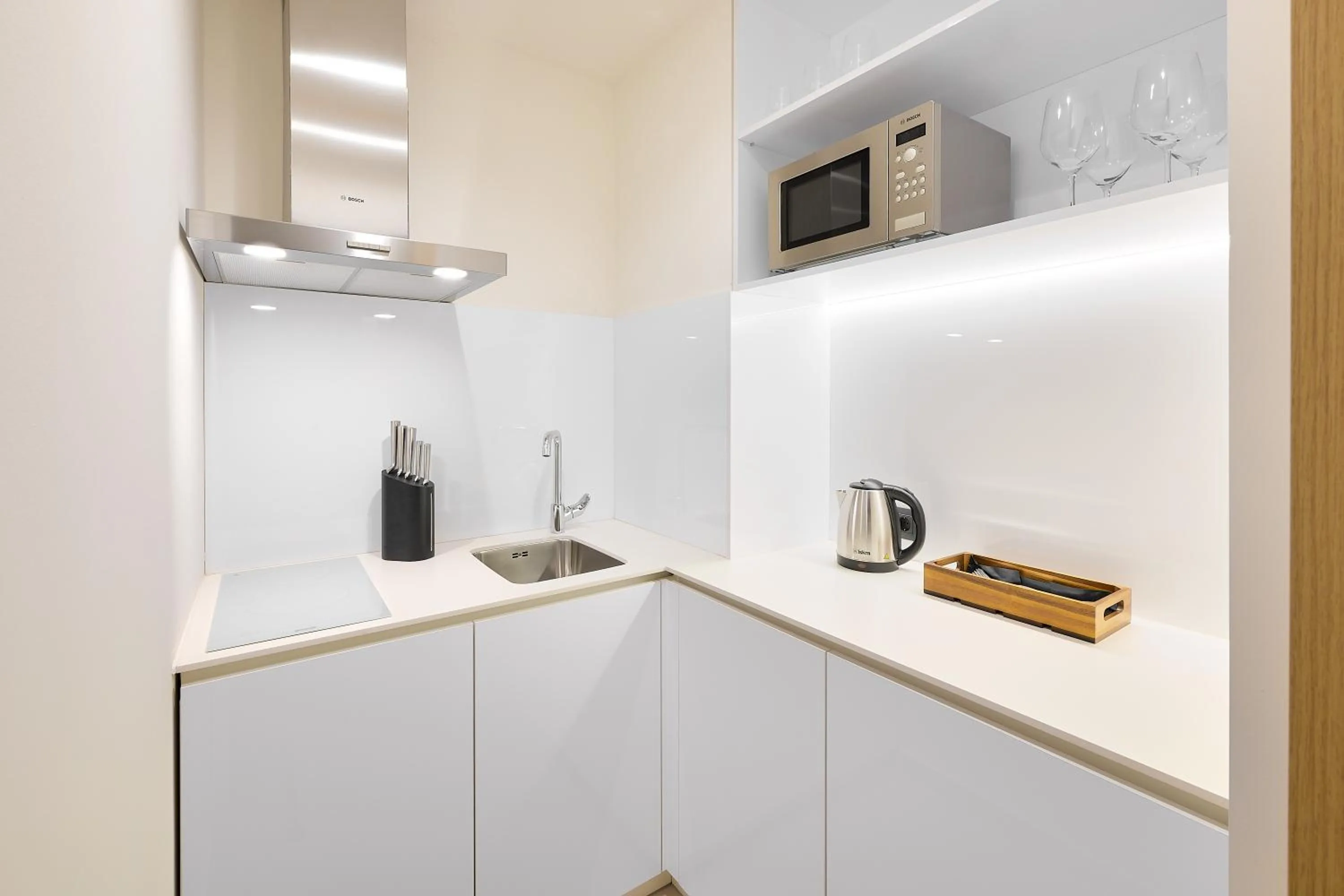 Kitchen or kitchenette in Amphora's Garden