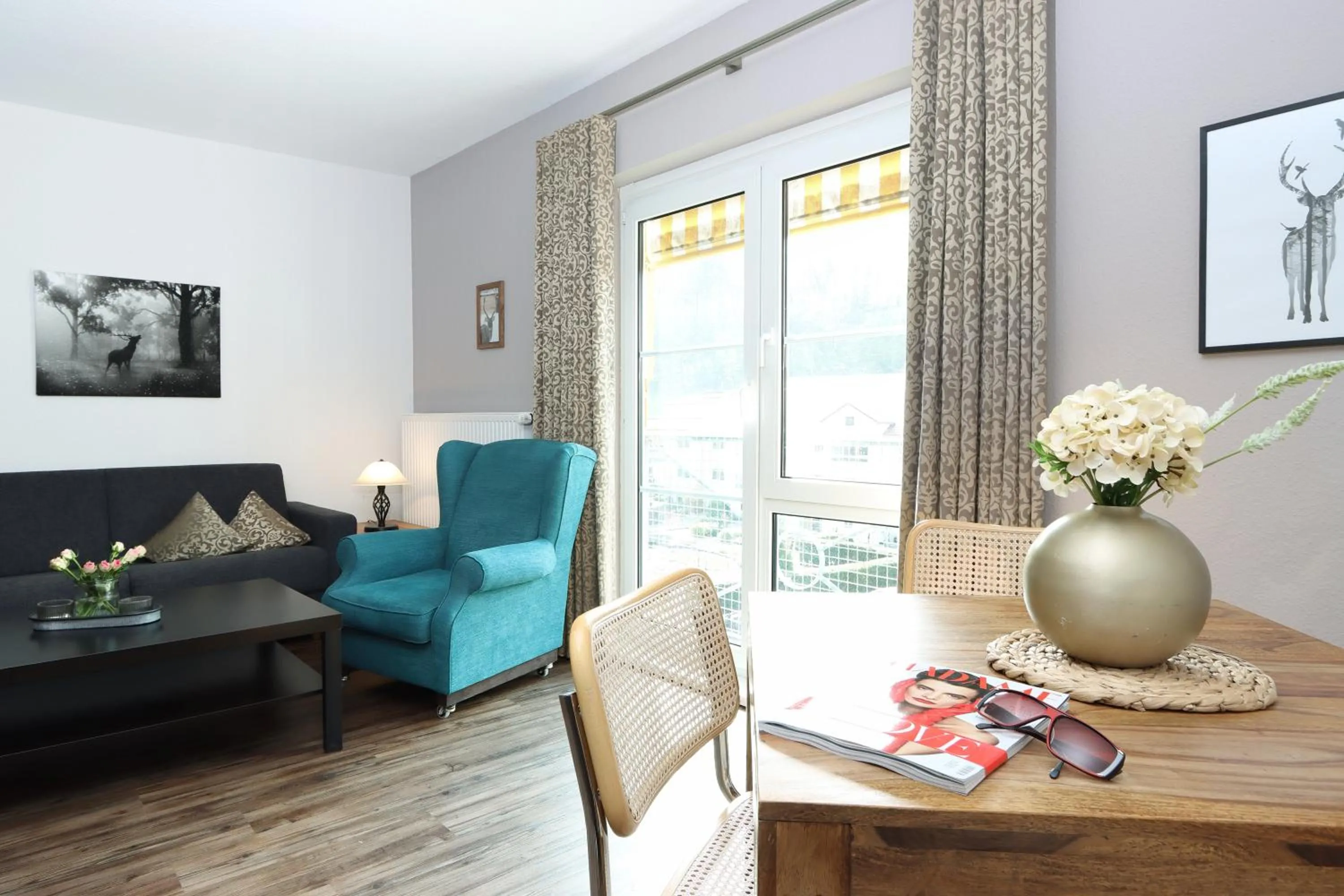 Living room in Parkhotel Flora