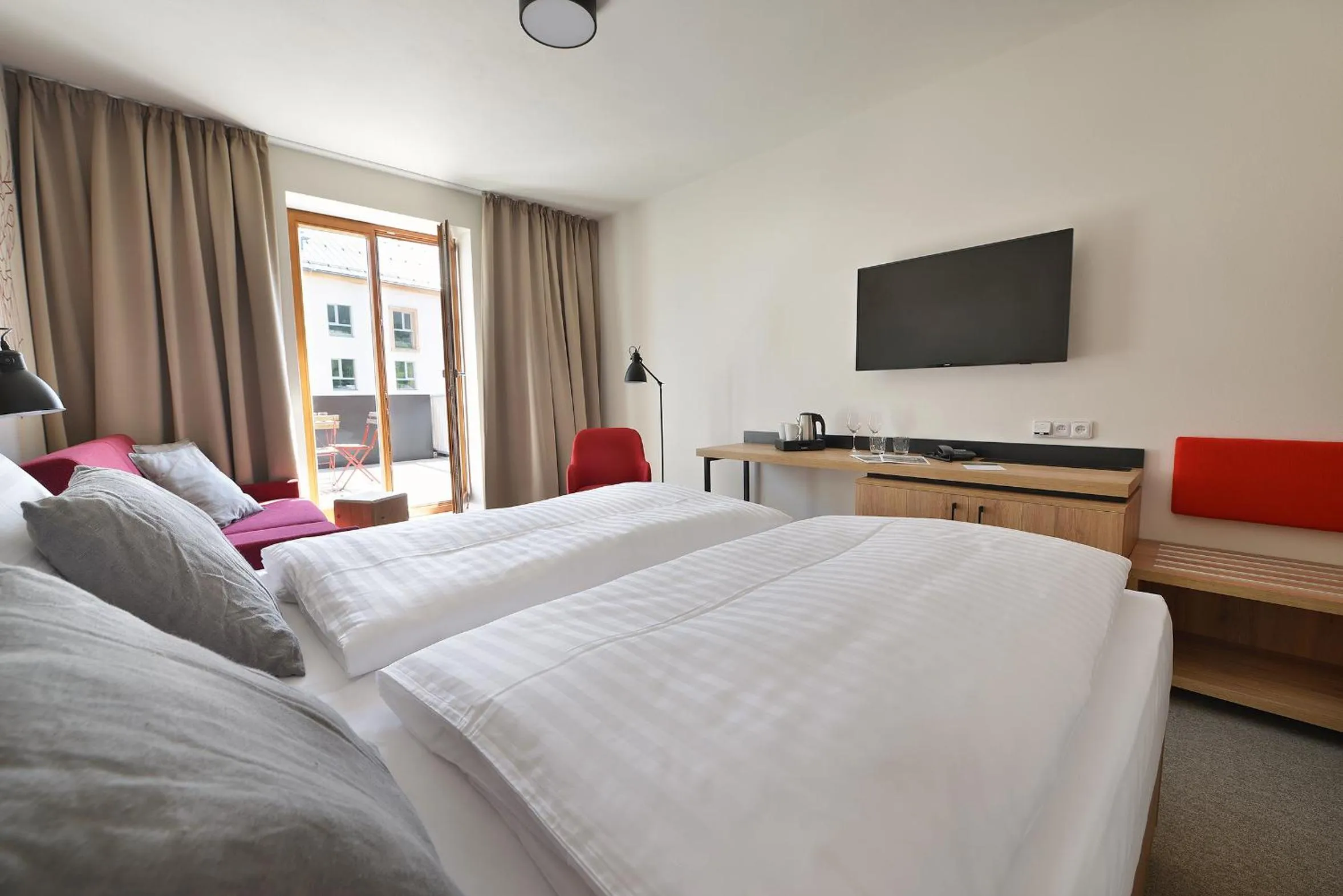 Bed in Hotel Element