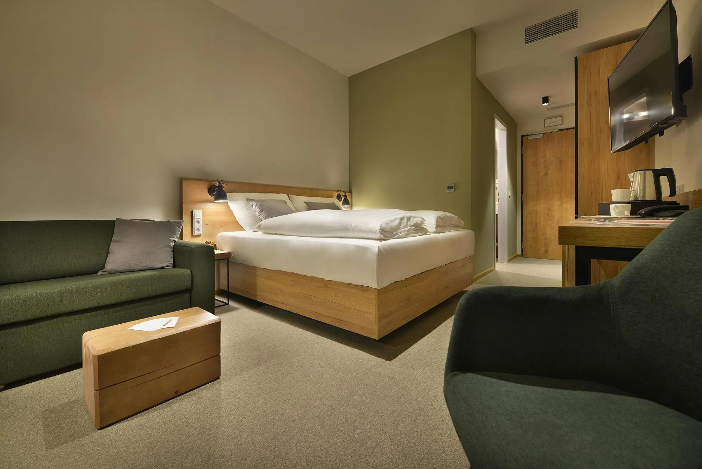 Bed in Hotel Element