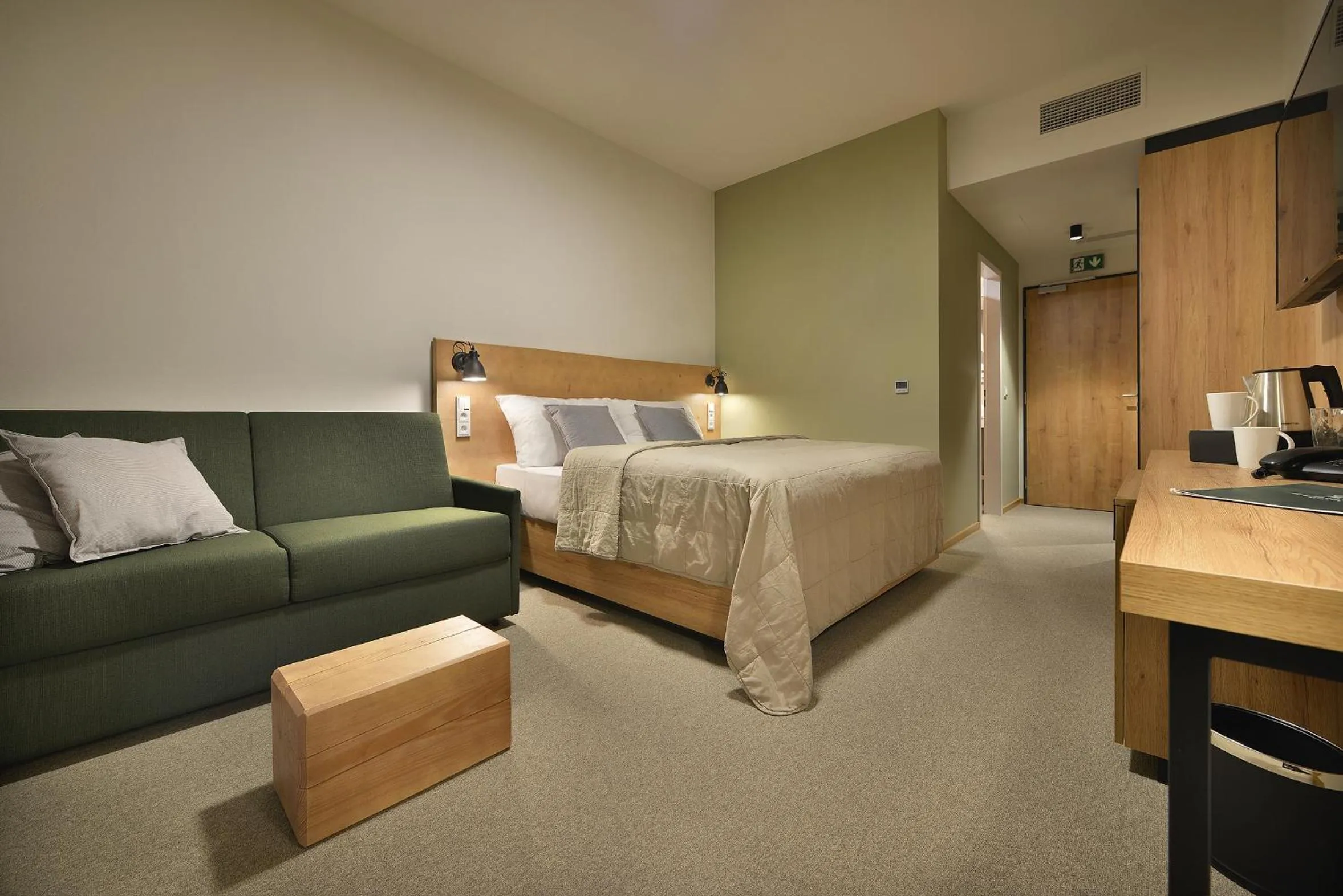 Bed in Hotel Element