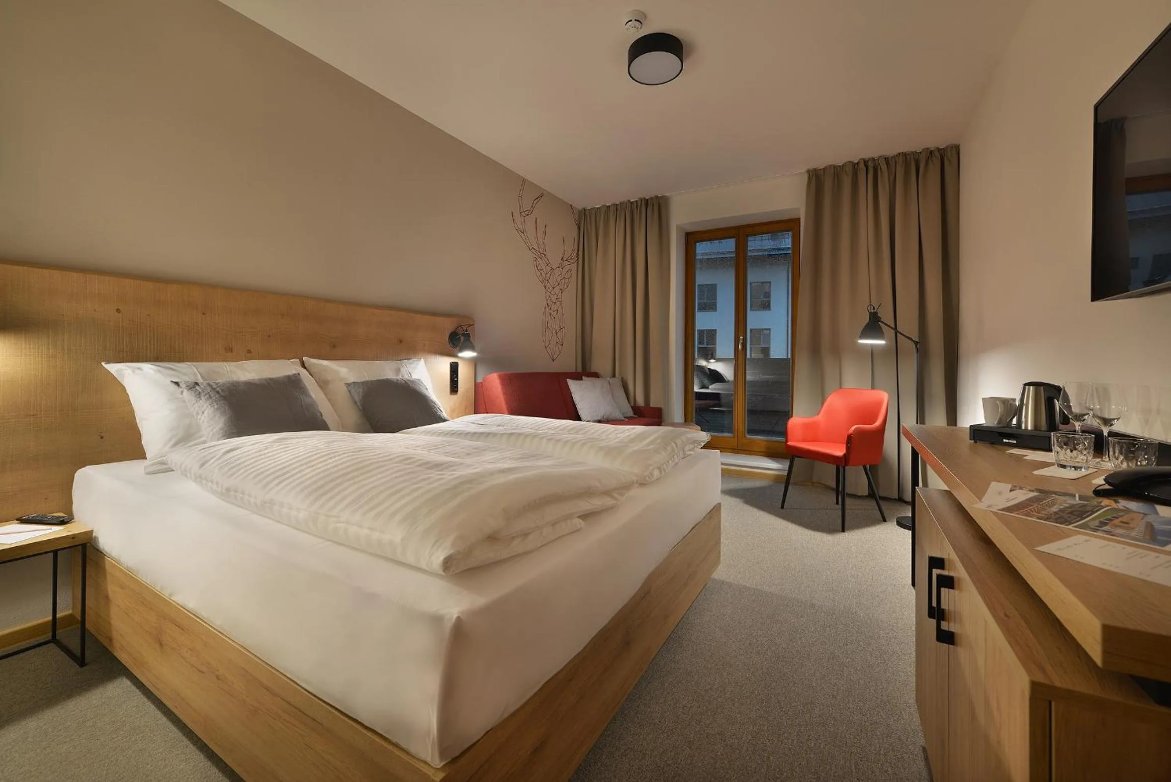 Bed in Hotel Element