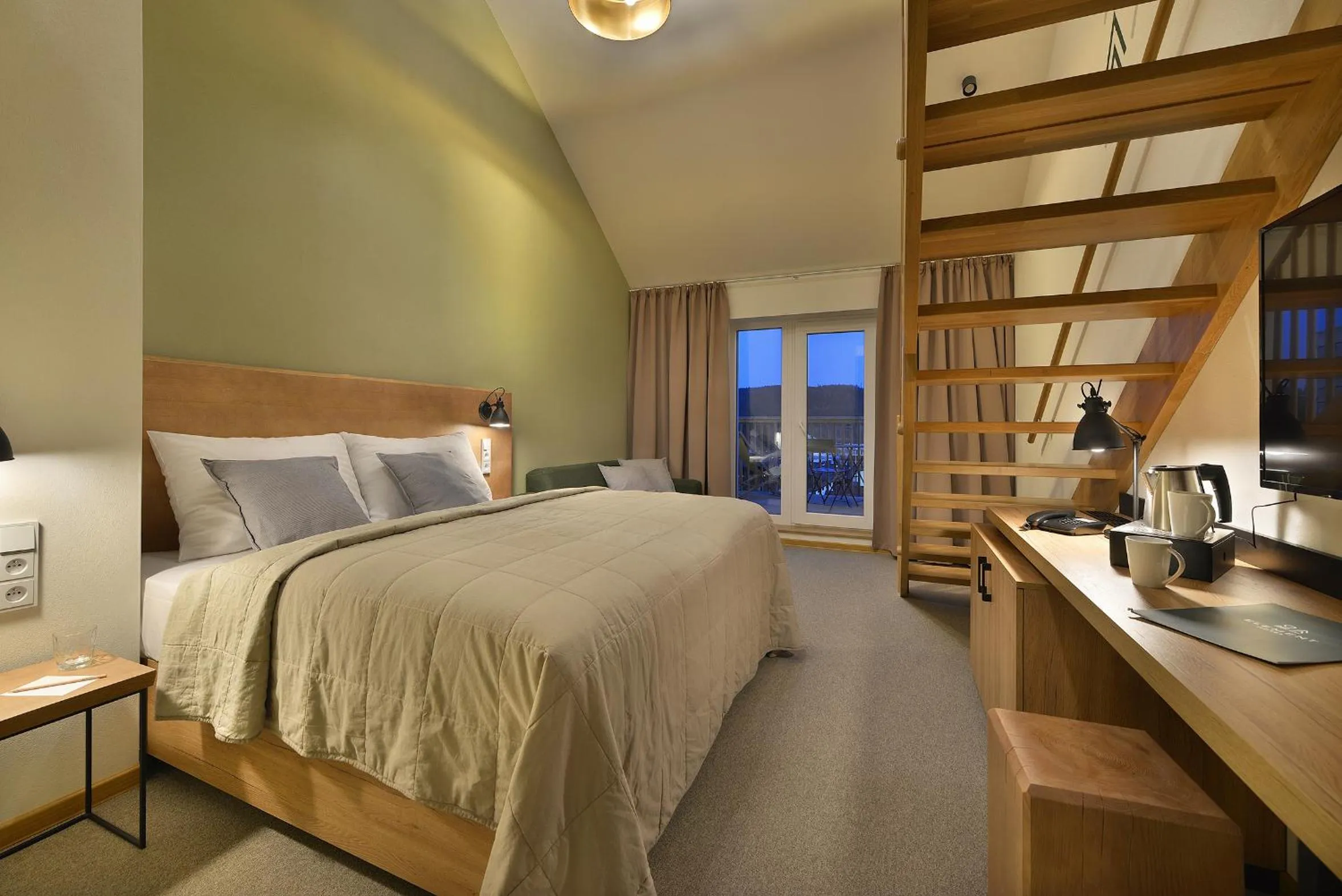 Bed in Hotel Element