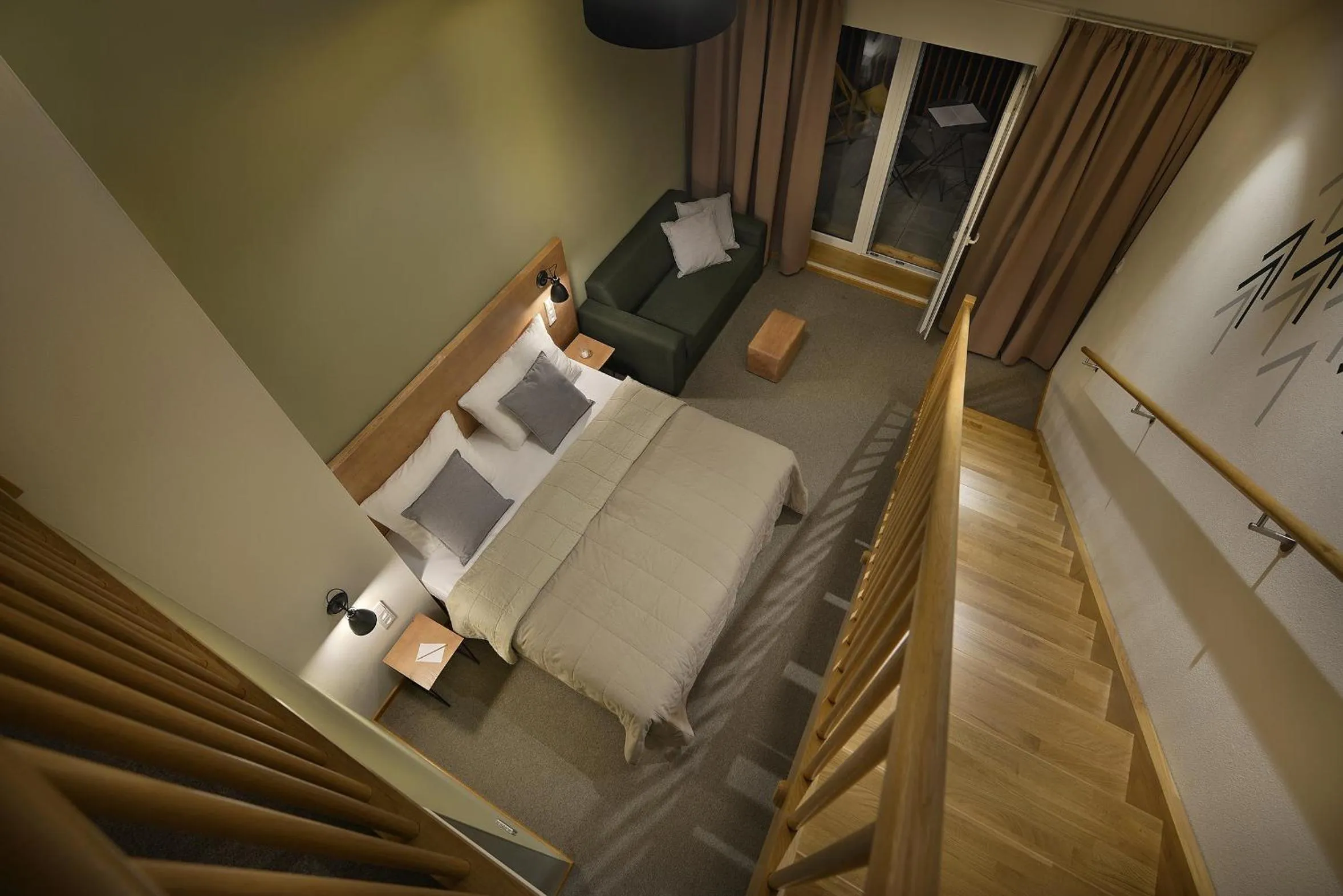 Bed in Hotel Element