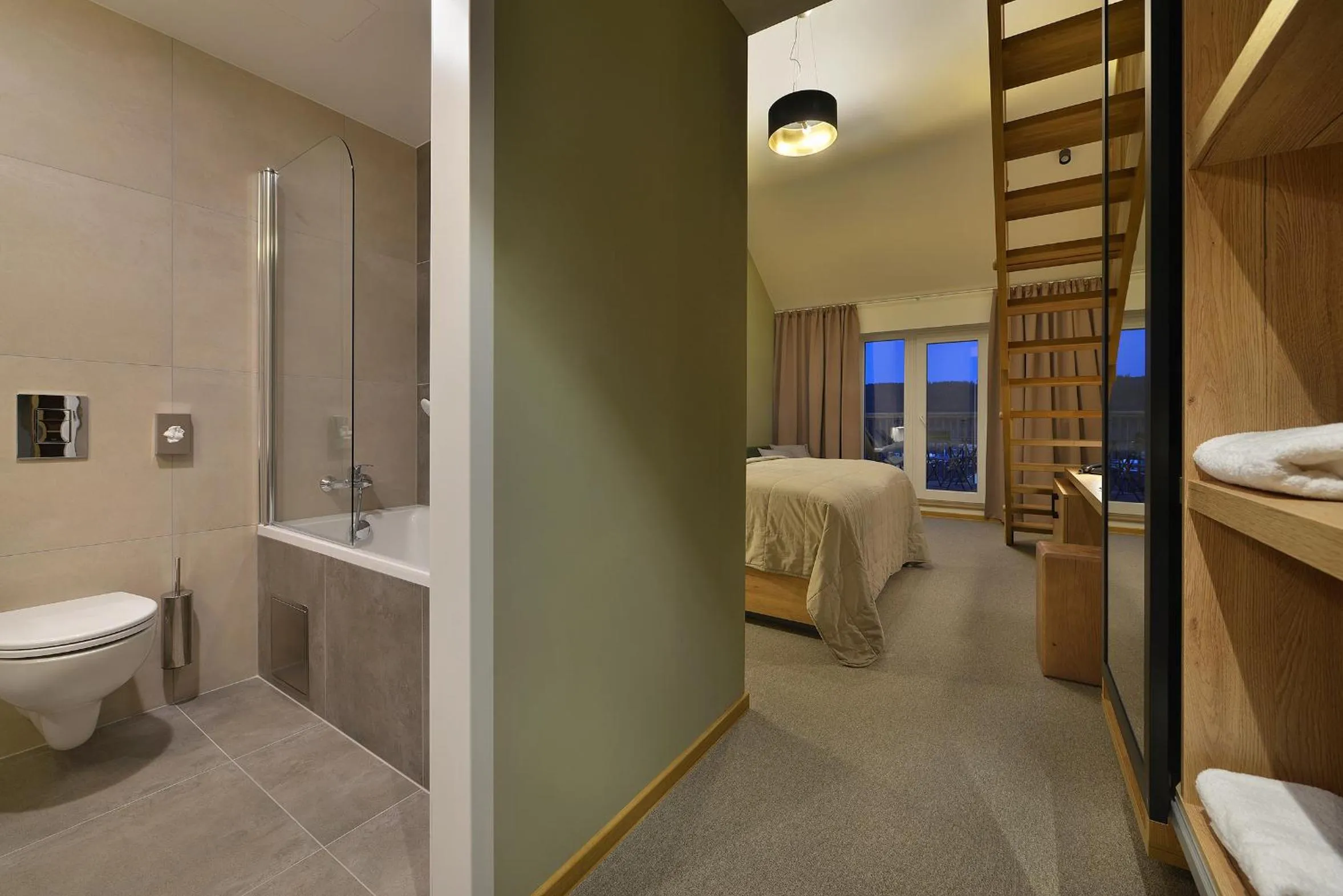 Toilet in Hotel Element