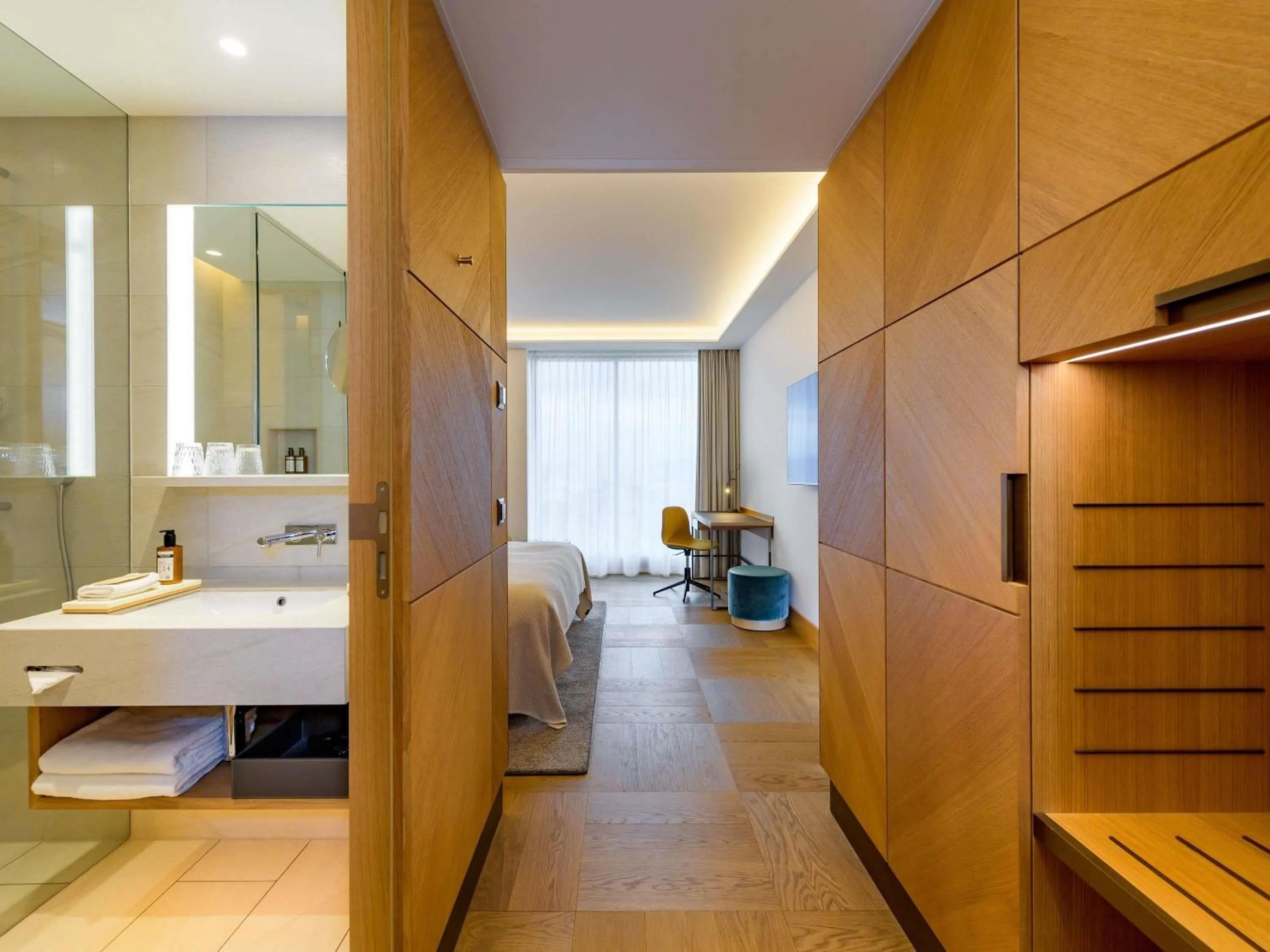 Bedroom in Mövenpick Hotel Basel