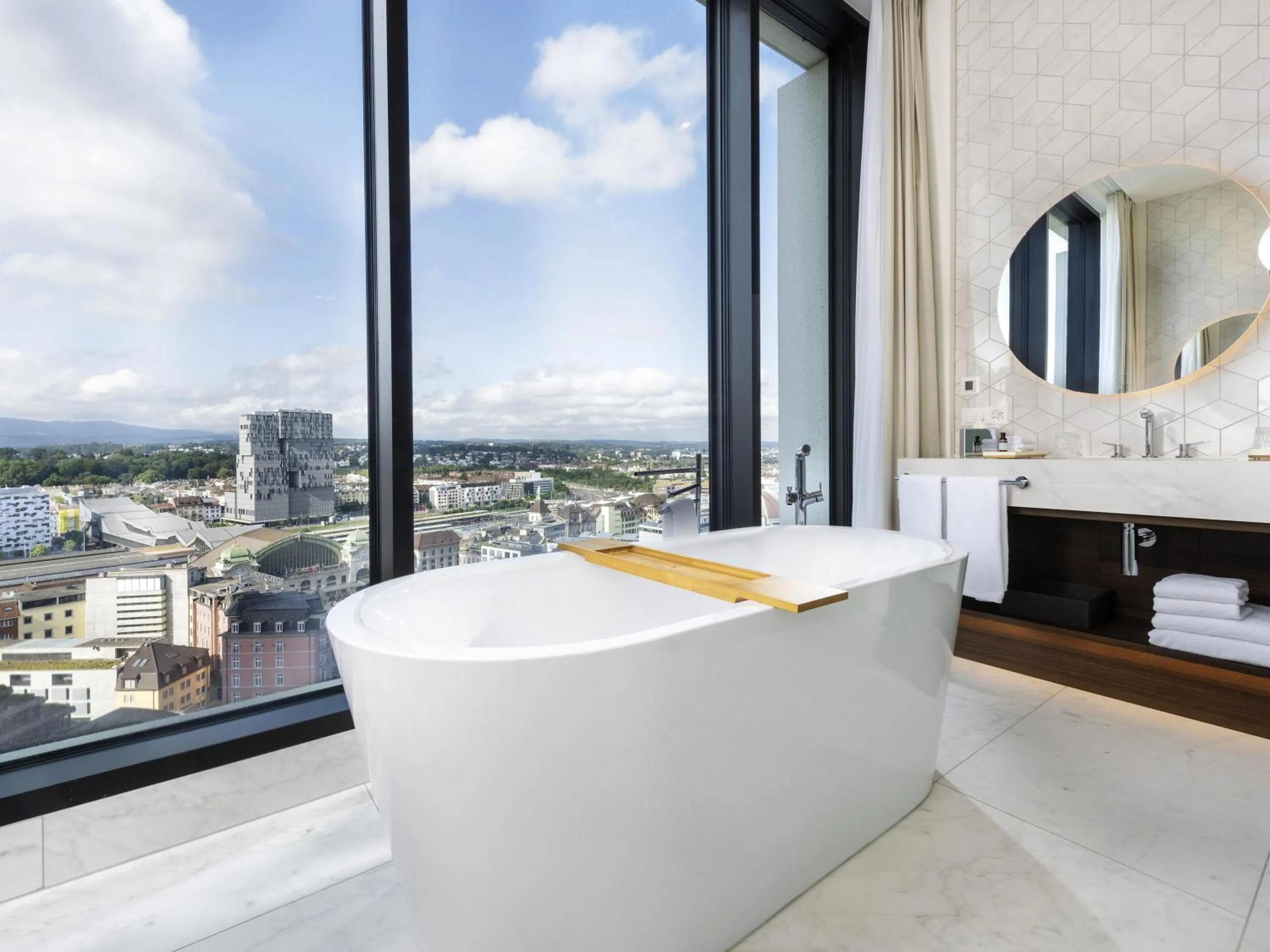 Bedroom in Mövenpick Hotel Basel