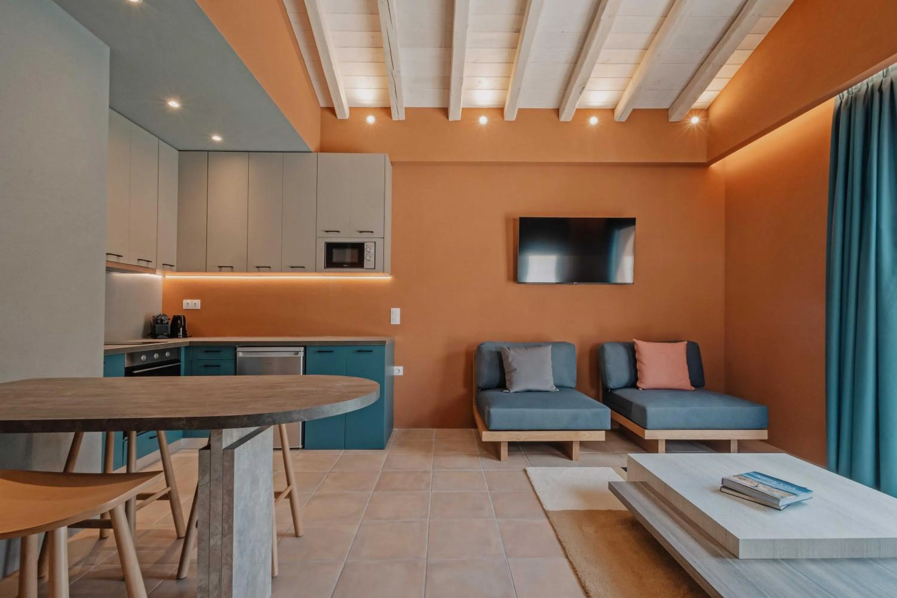 Living room in Tessera Villas & Studios Collection