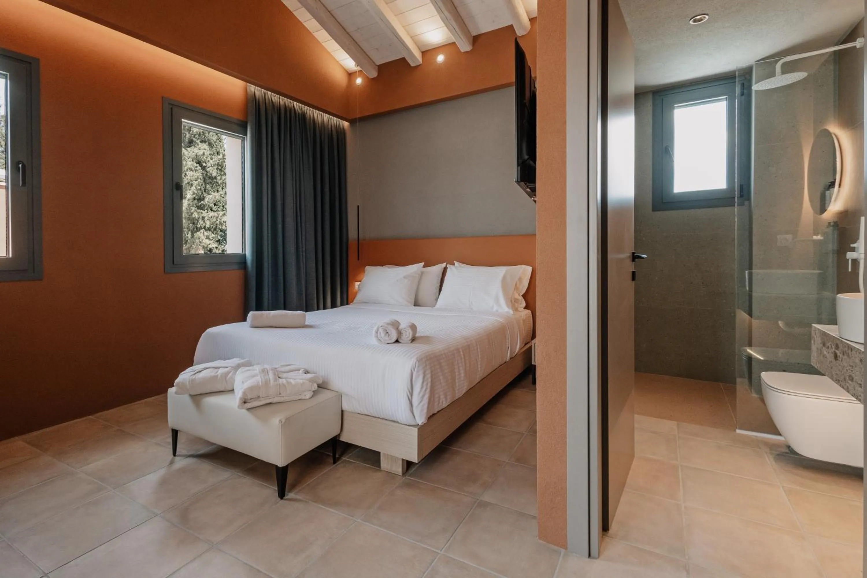 Bed in Tessera Villas & Studios Collection