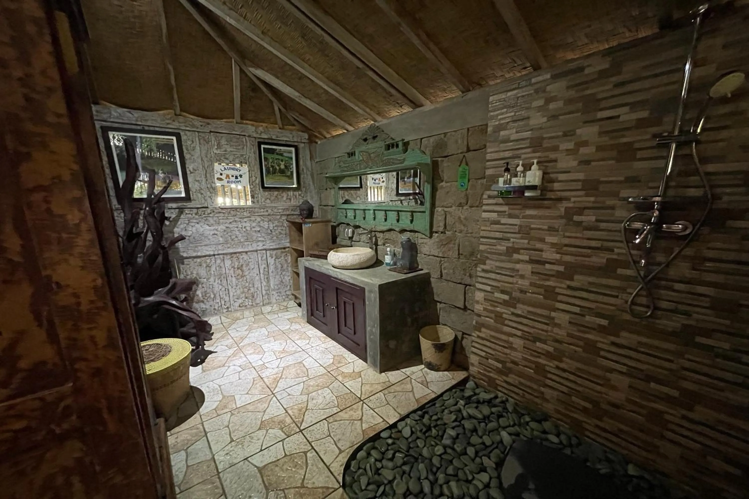 Bathroom in KTS - Kubu Tepi Sawah