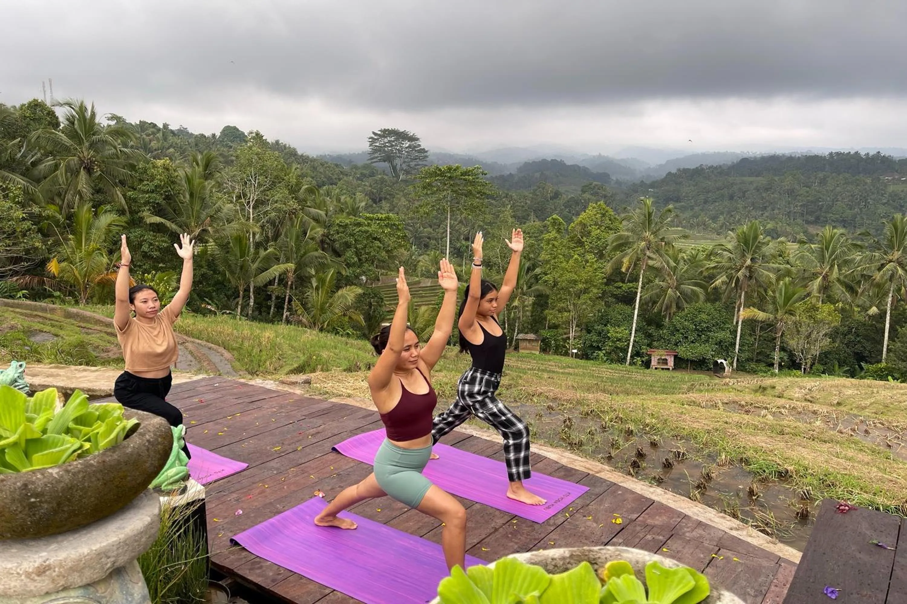 Mountain view in KTS - Kubu Tepi Sawah
