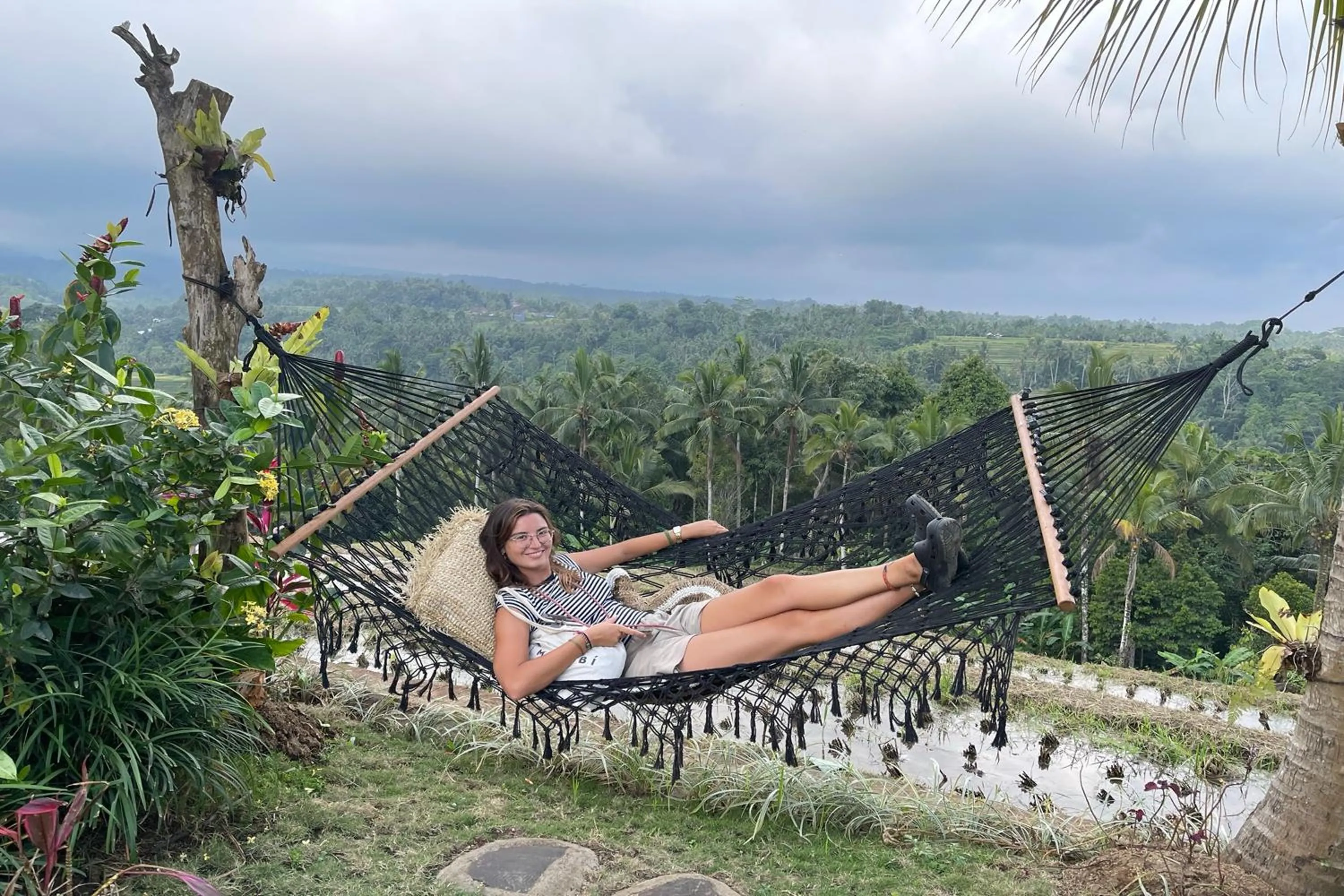 Garden view in KTS - Kubu Tepi Sawah