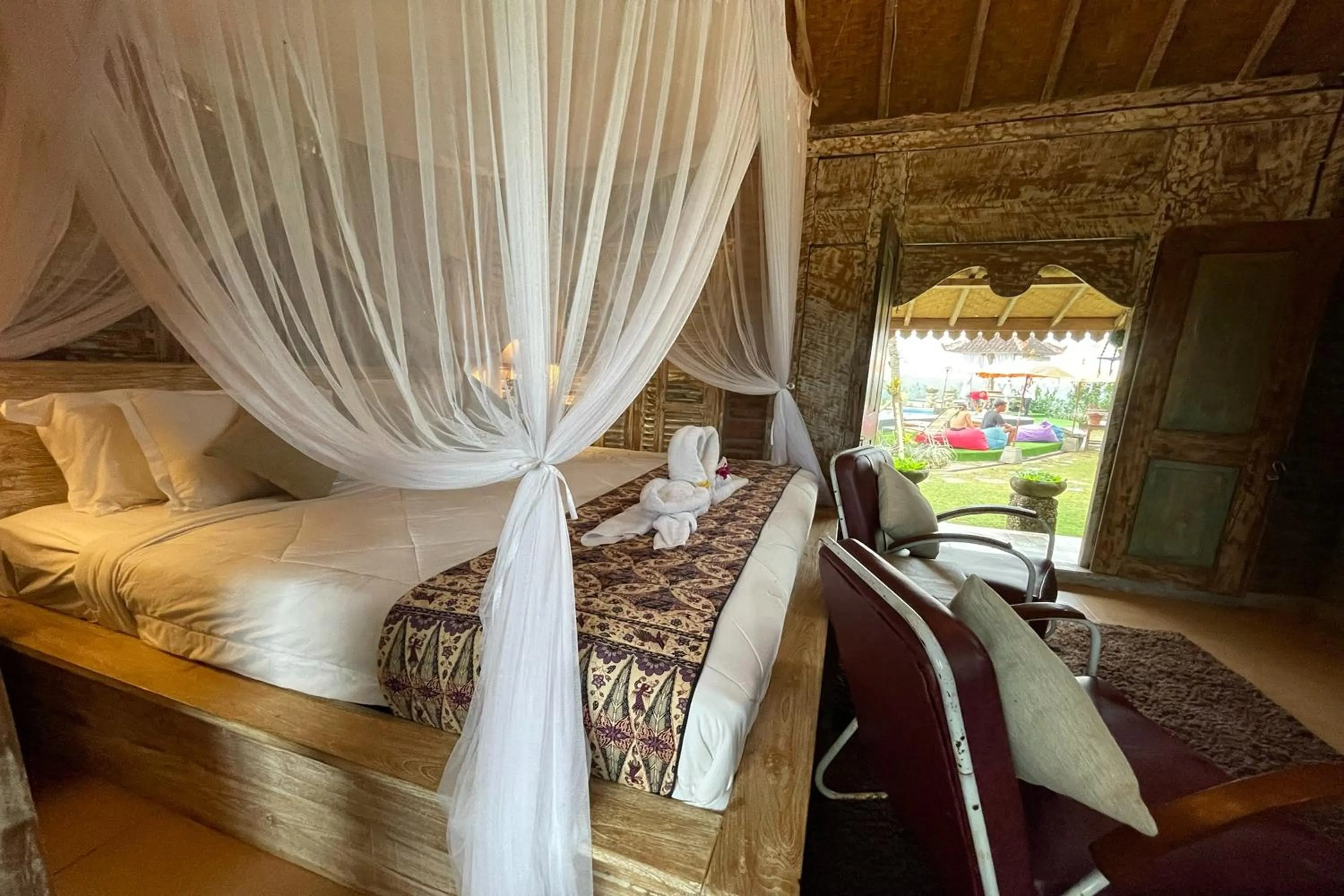 Bed in KTS - Kubu Tepi Sawah