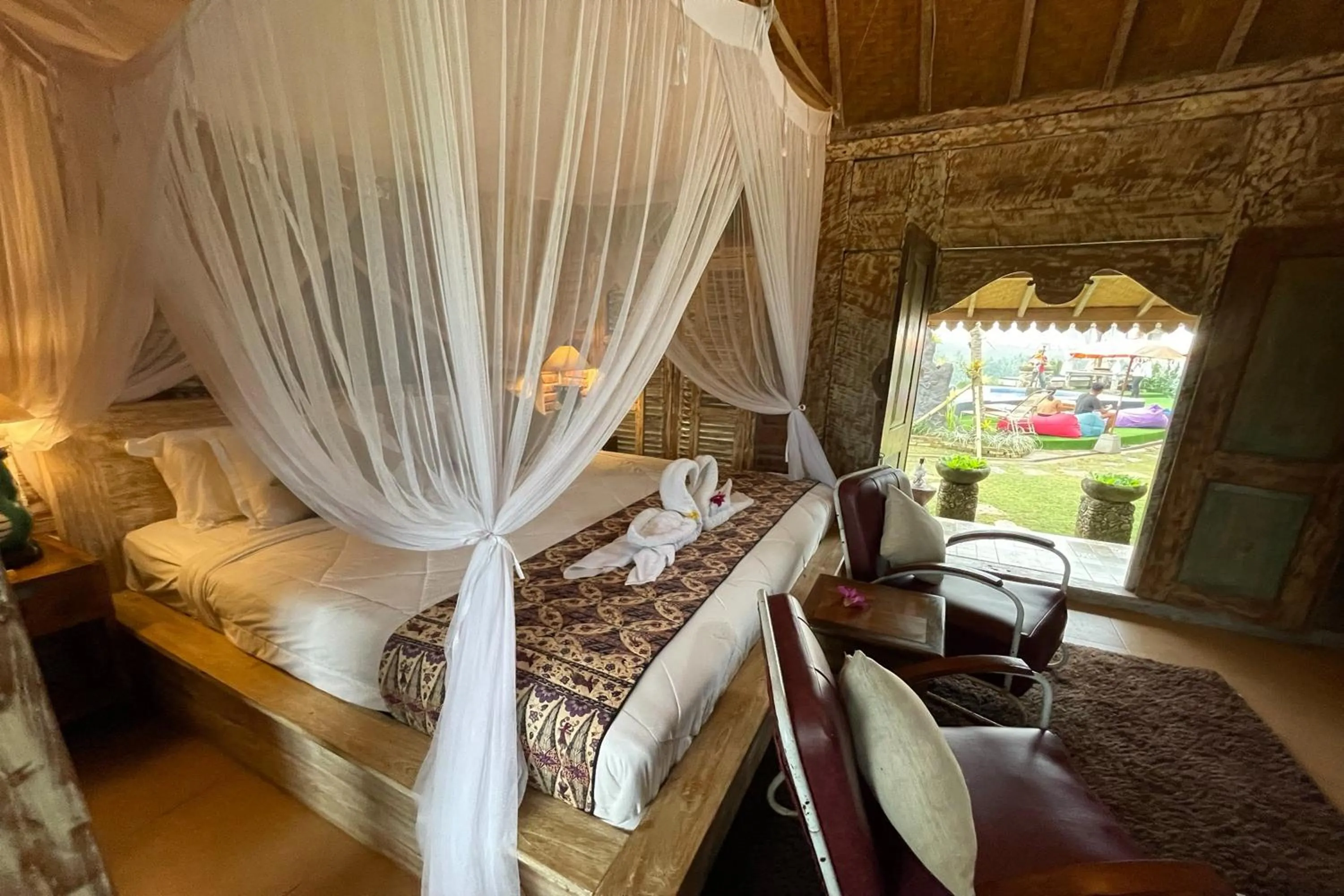 Bed in KTS - Kubu Tepi Sawah