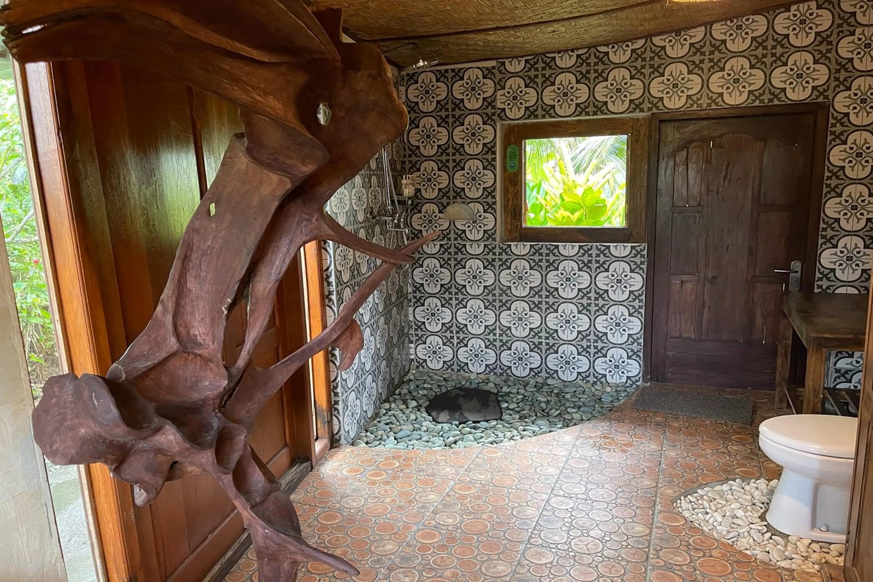 Bathroom in KTS - Kubu Tepi Sawah