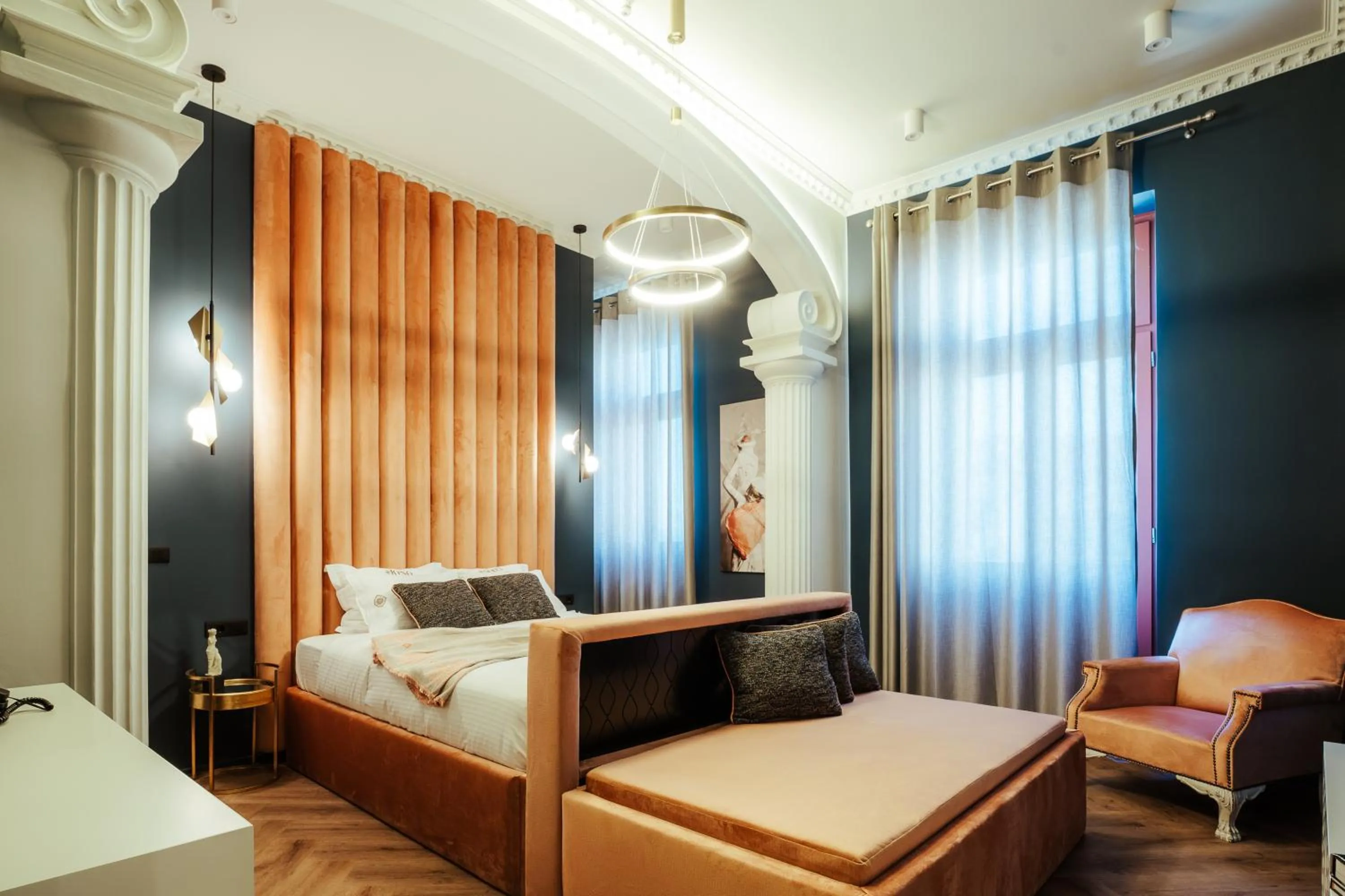 Bed in Espero Royal Stay