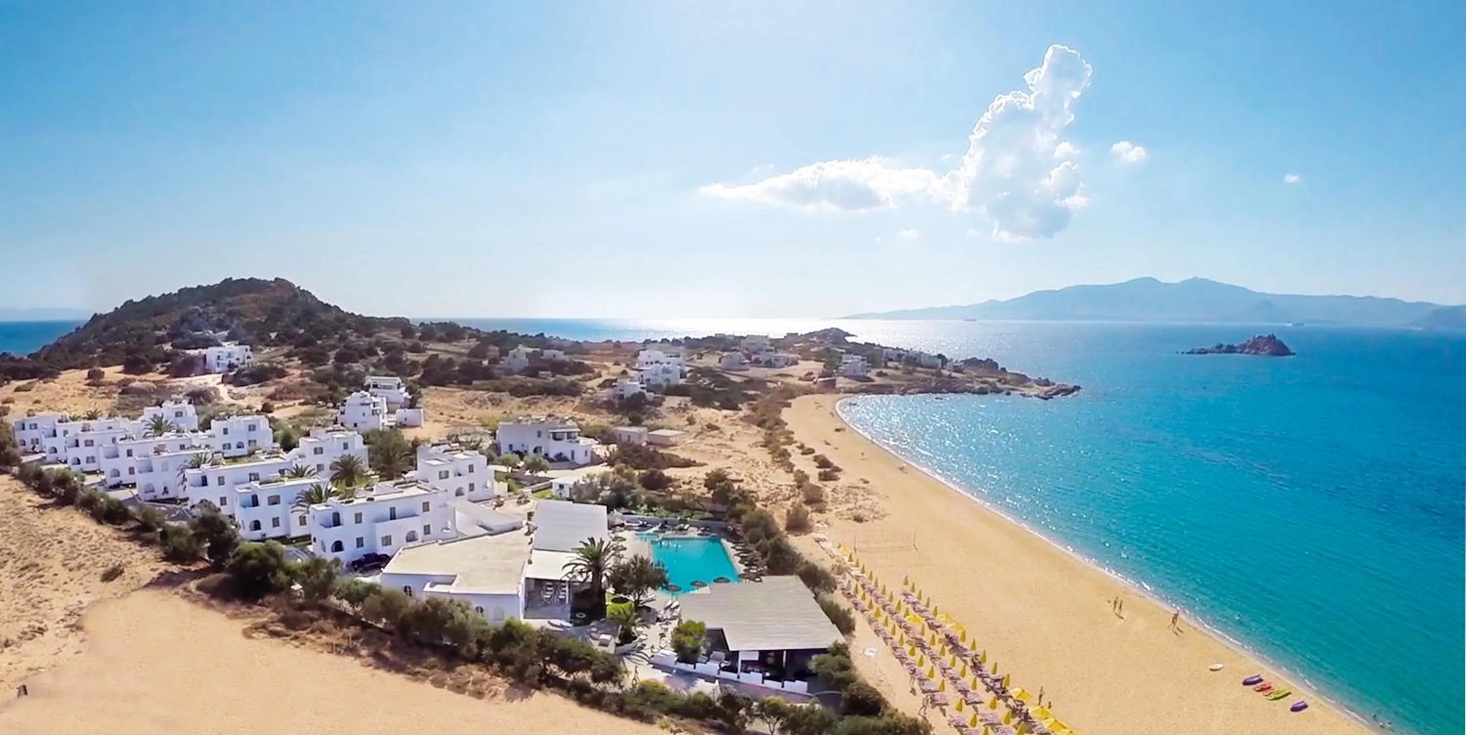 Bird's eye view in Mikri Vigla Hotel Beach Resort