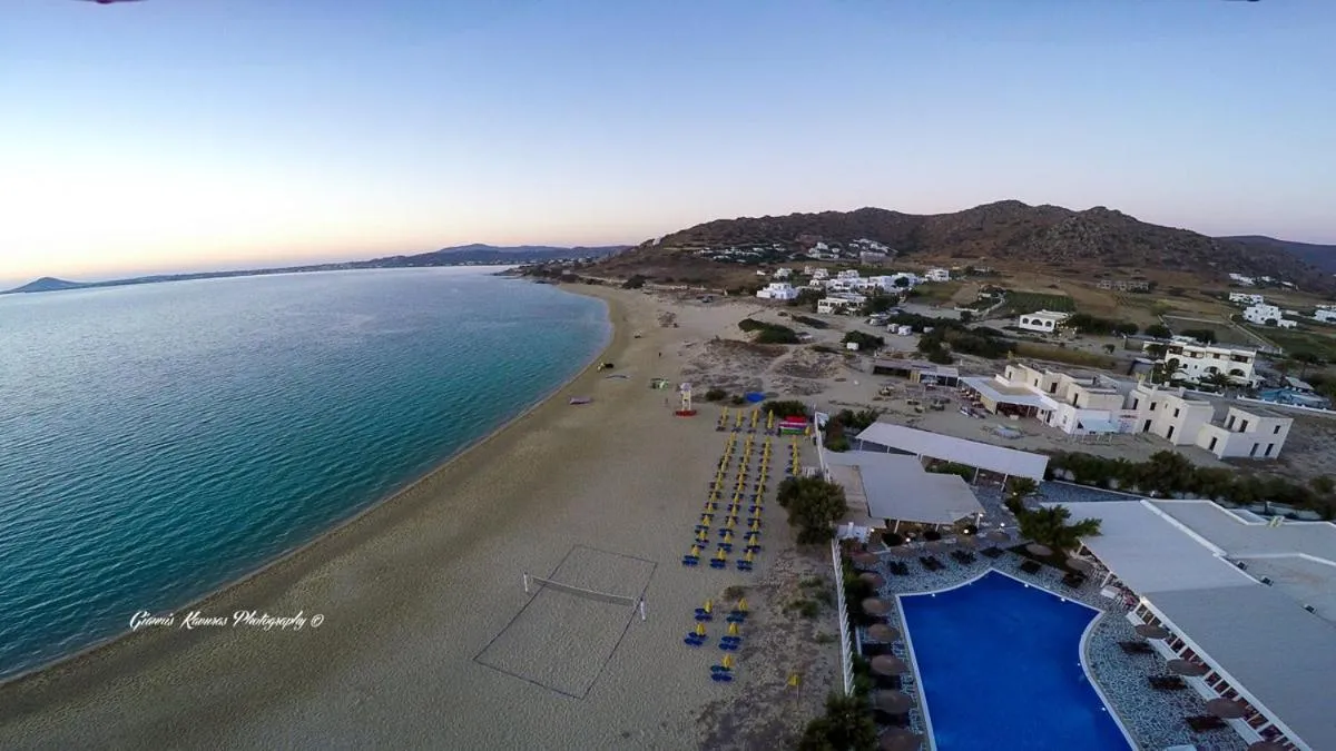 Bird's eye view in Mikri Vigla Hotel Beach Resort