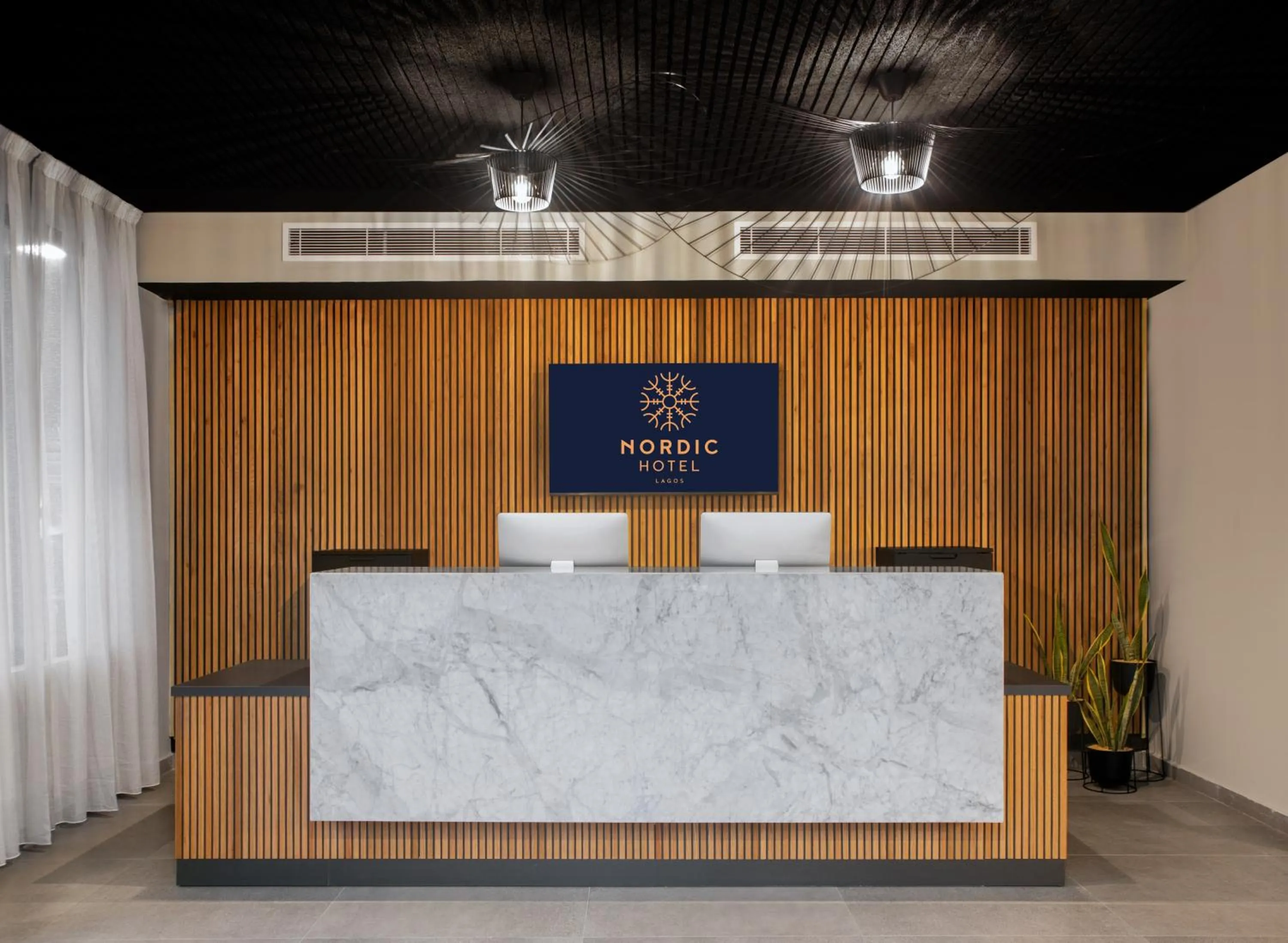 Lobby or reception in Nordic Hotel Lagos