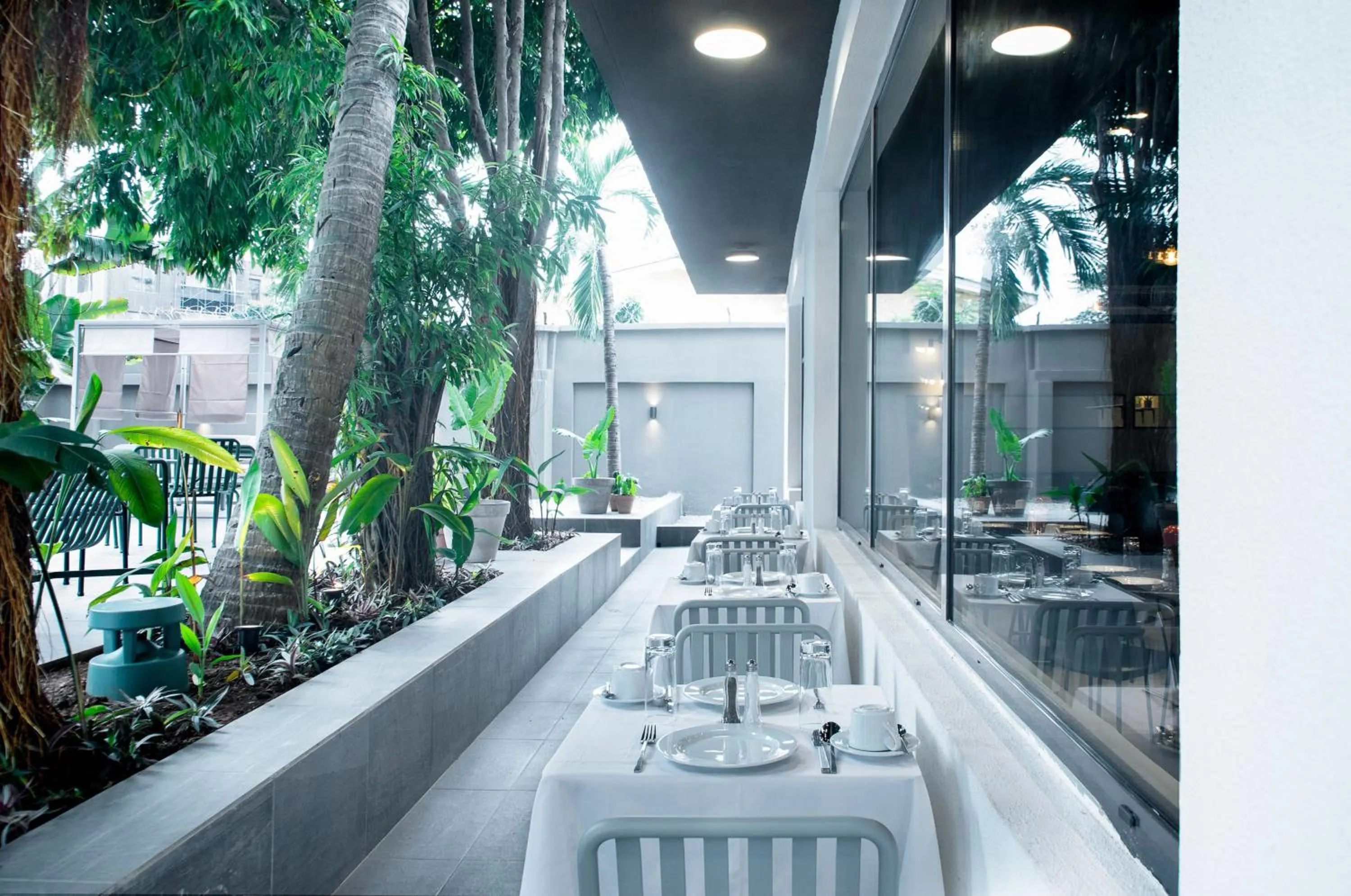 Seating area in Nordic Hotel Lagos